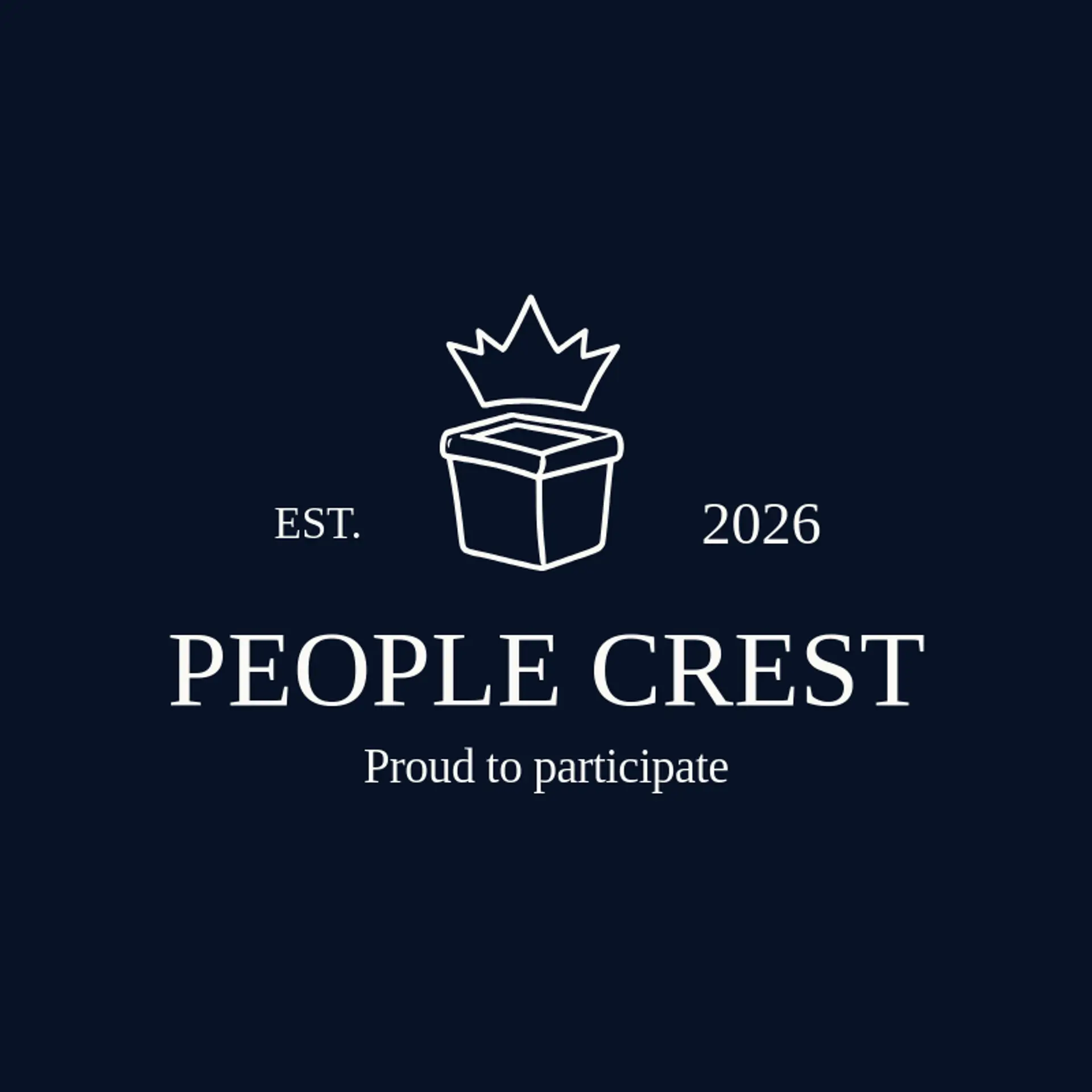 People Crest logo for vote