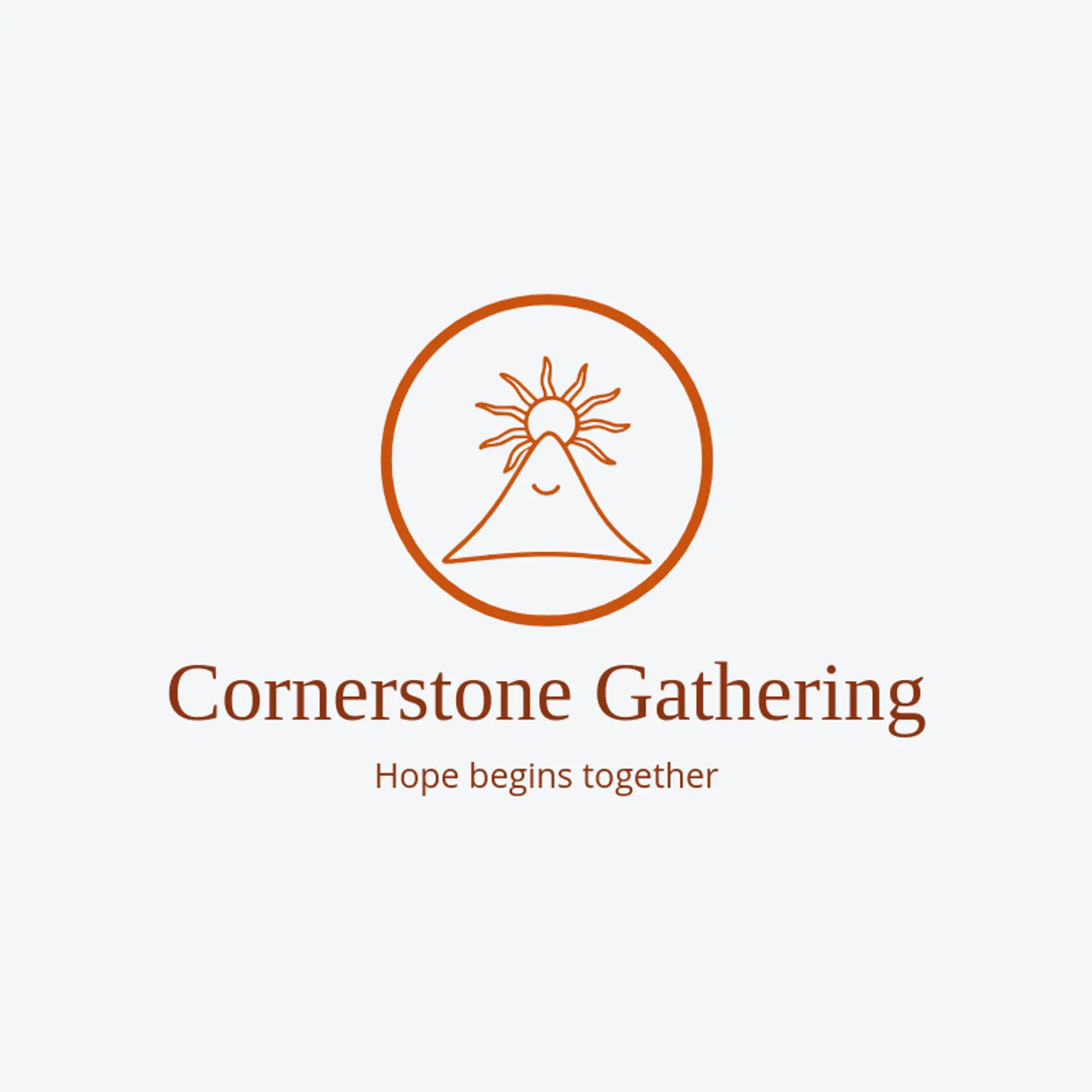 Cornerstone Gathering logo for ministry