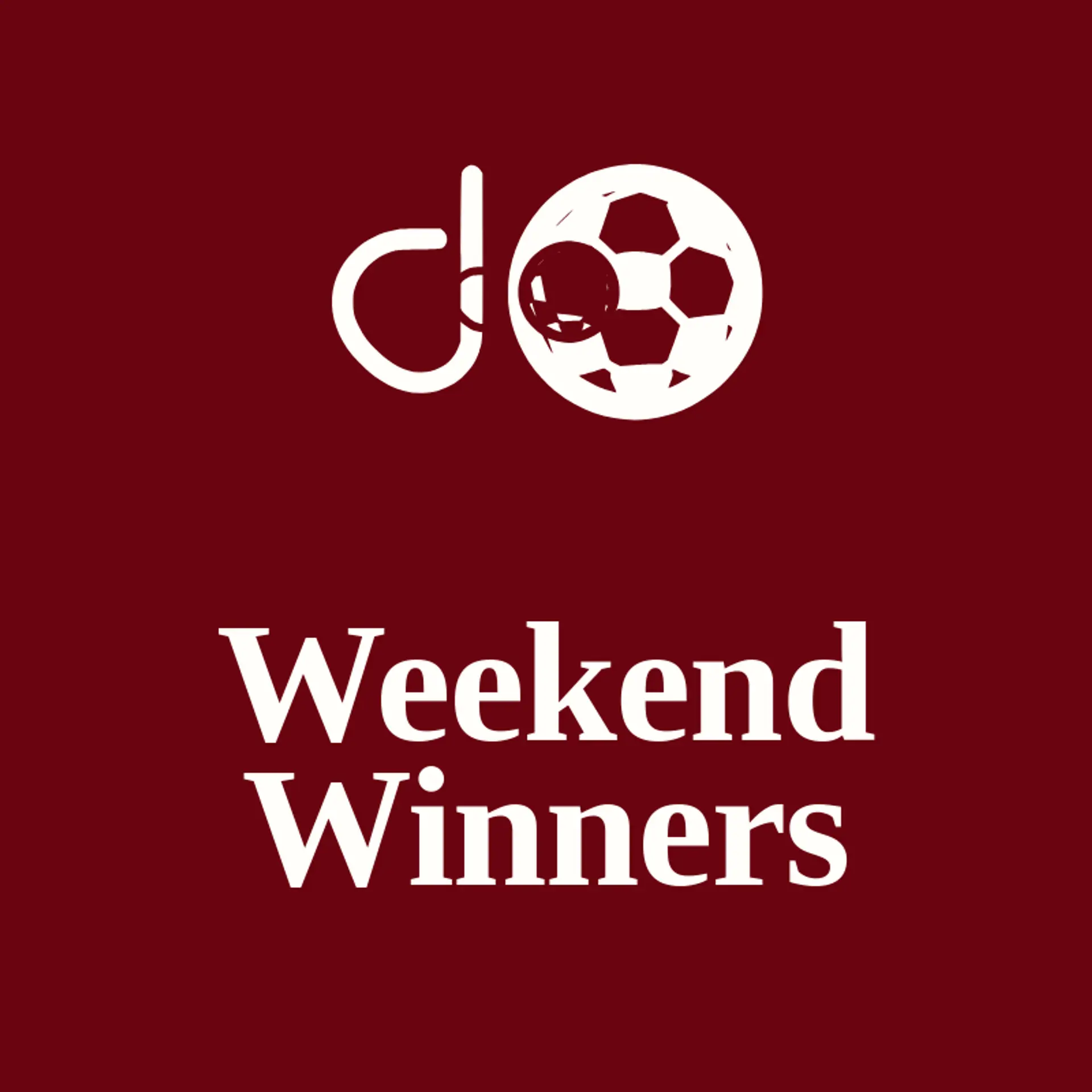 Weekend Winners logo for soccer ball