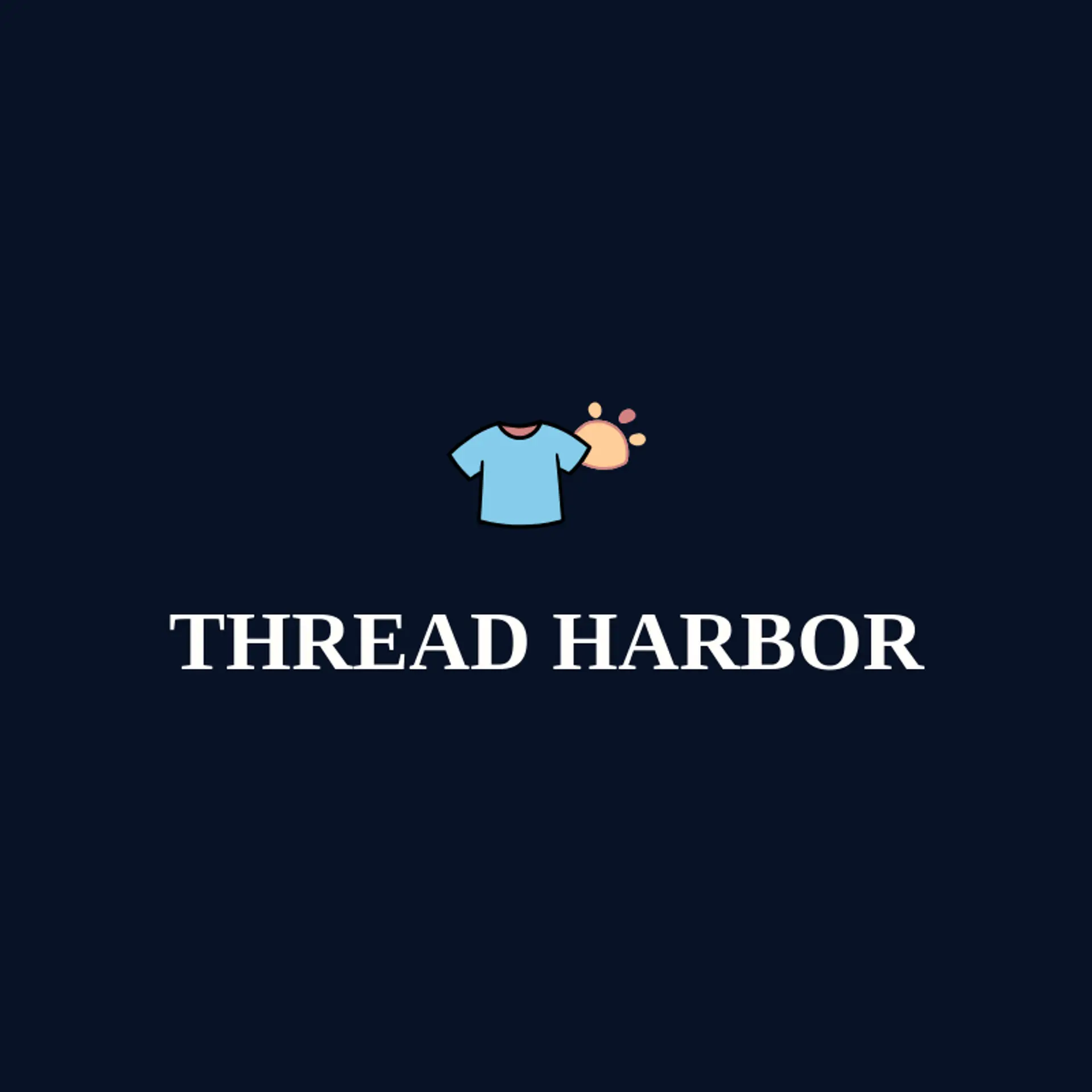 Thread Harbor logo for apparel