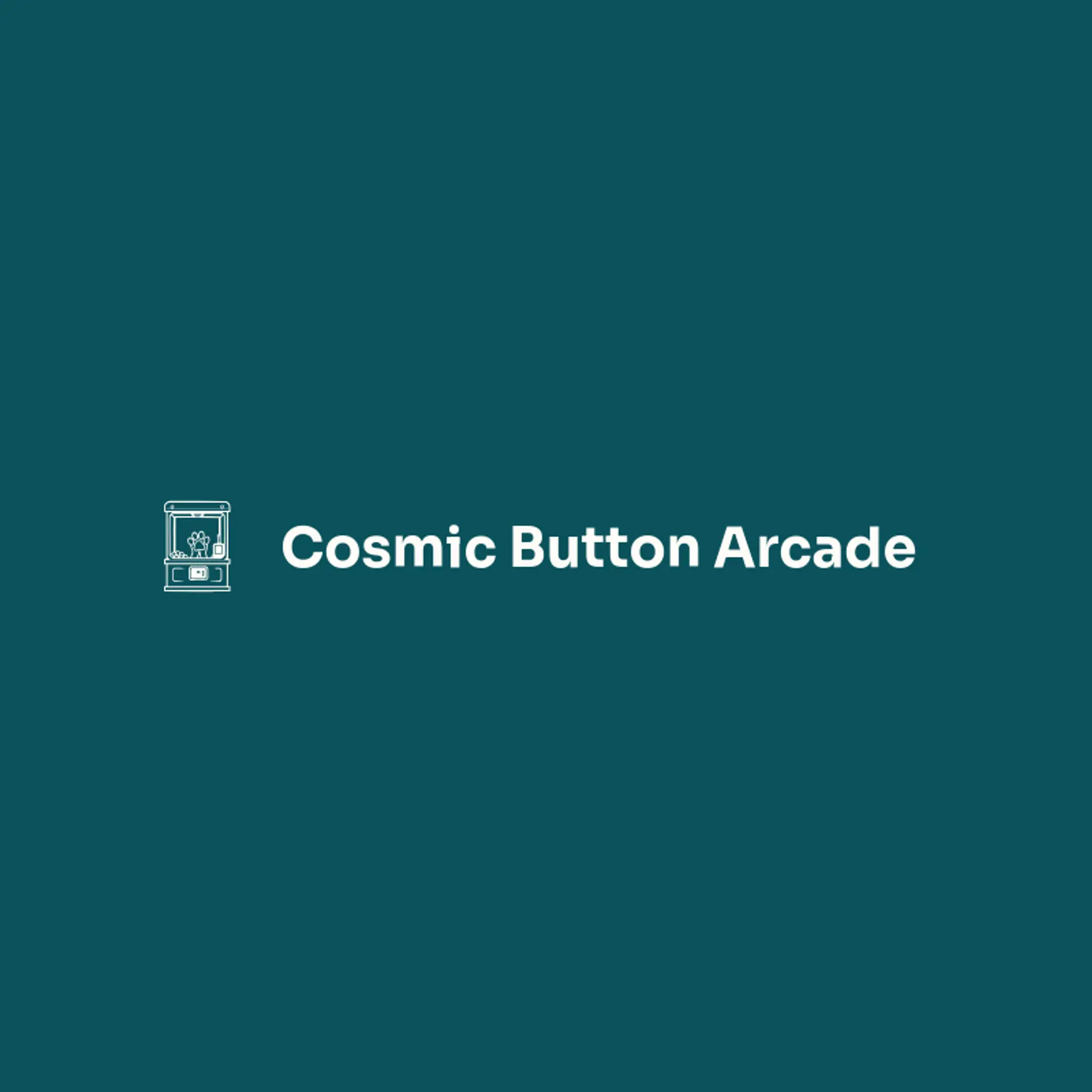 Cosmic Button Arcade logo for arcade