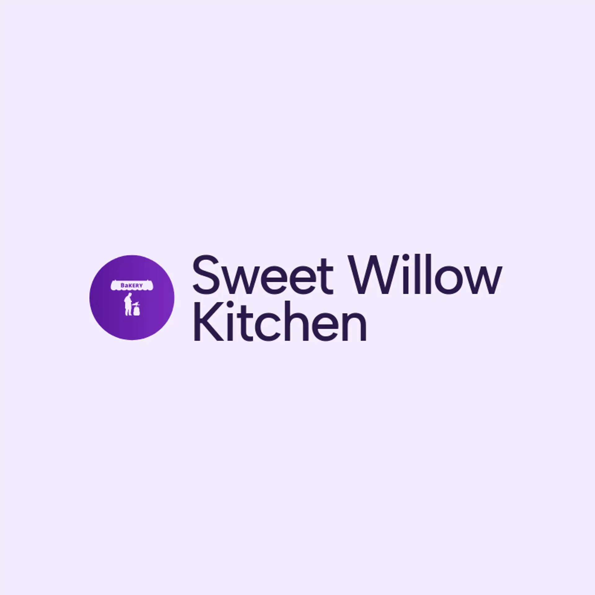 Sweet Willow Kitchen logo for baker