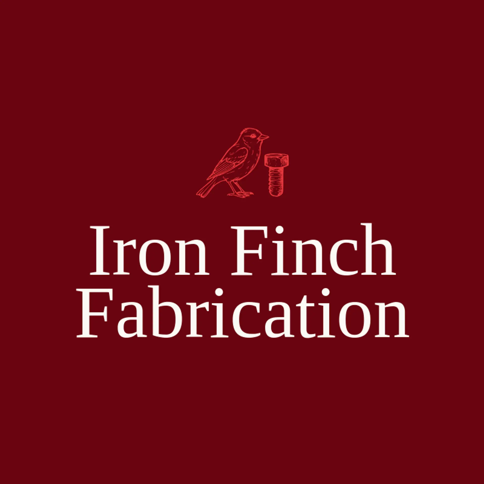 Iron Finch Fabrication logo for workshop