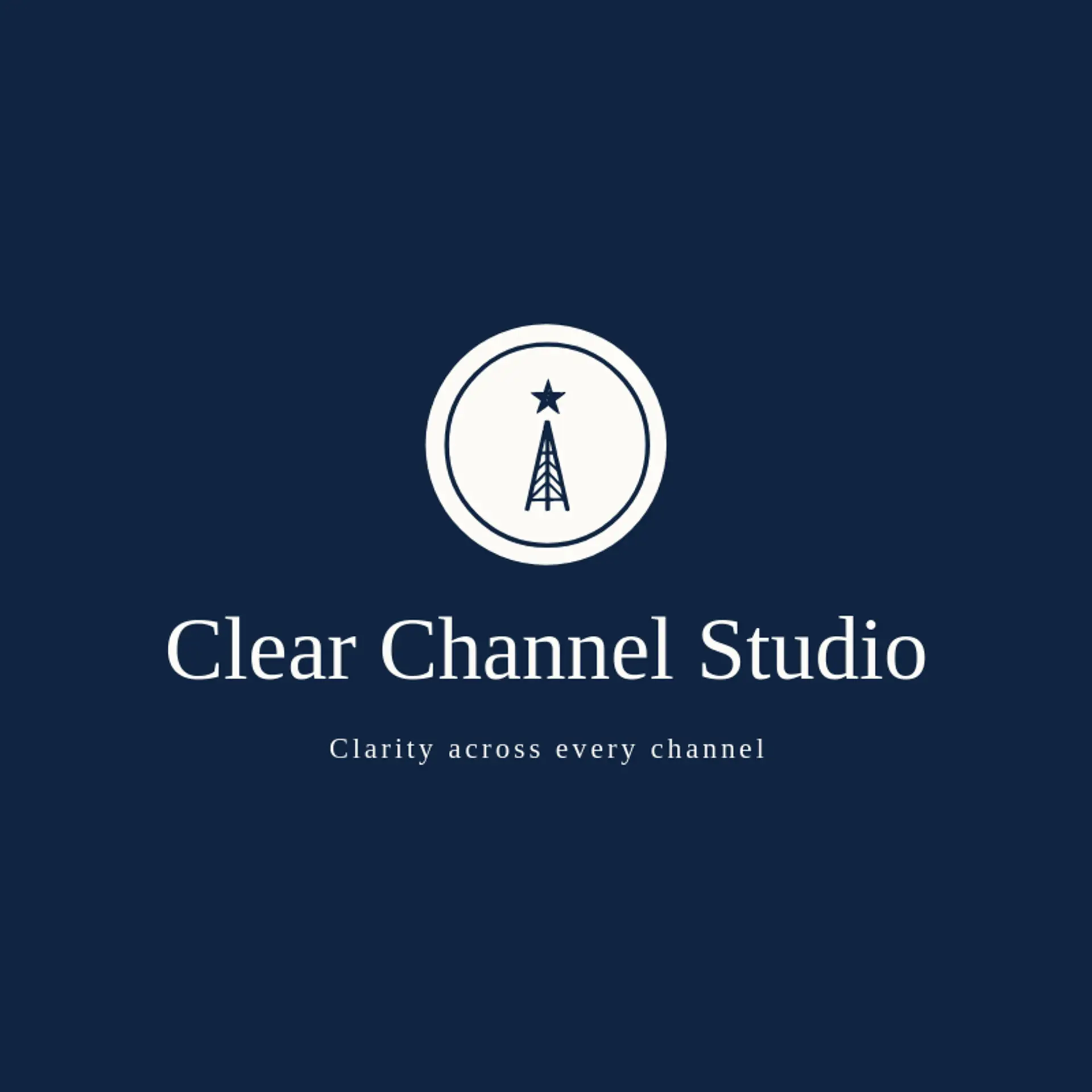 Clear Channel Studio logo for broadcast
