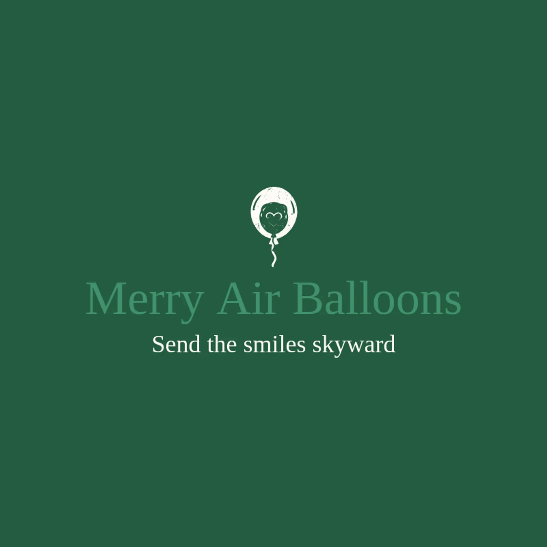 Merry Air Balloons logo for balloon