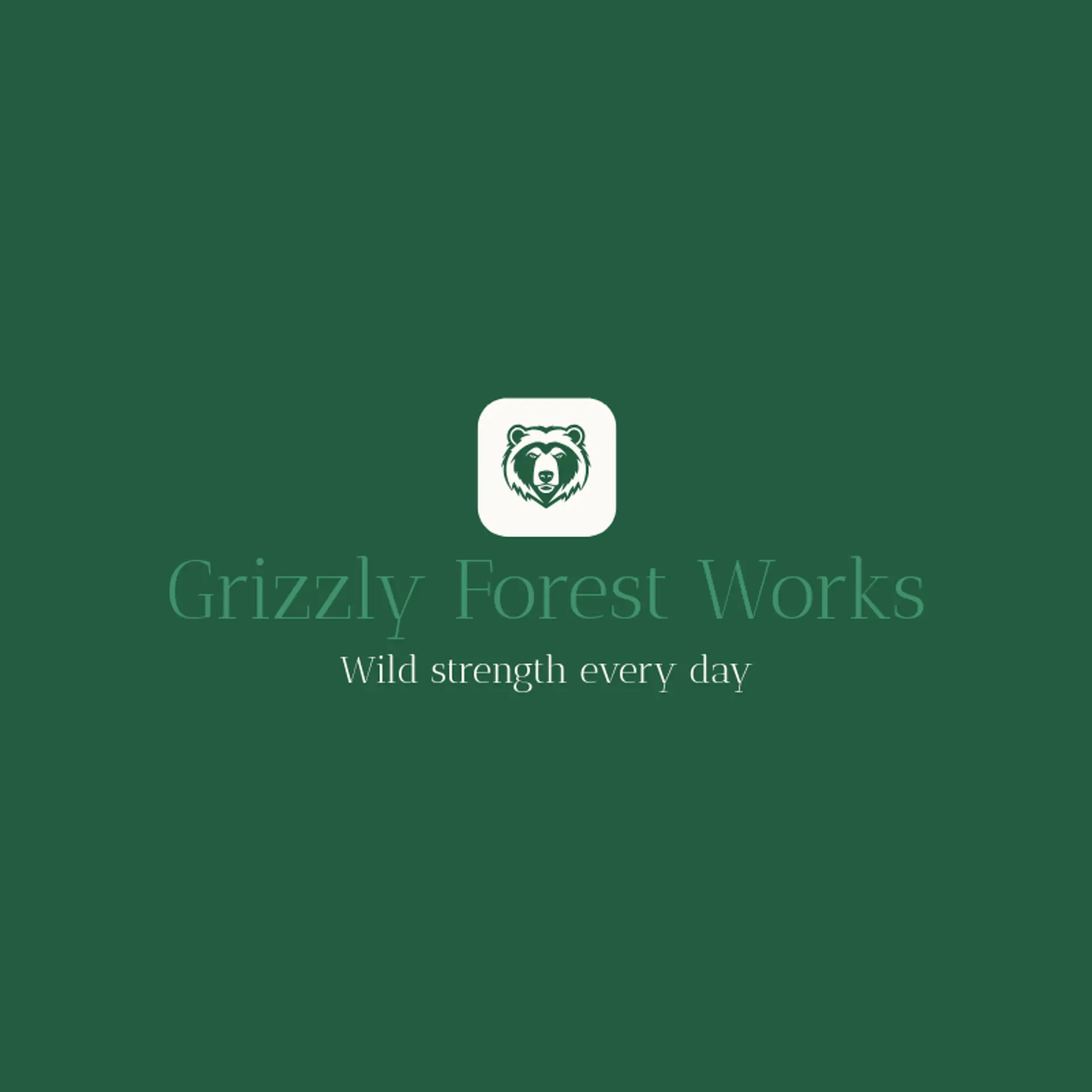 Grizzly Forest Works logo for grizzly