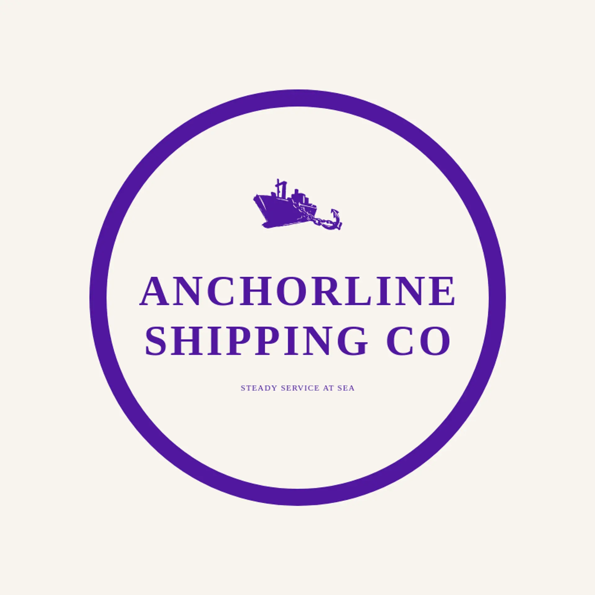 Anchorline Shipping Co logo for ship