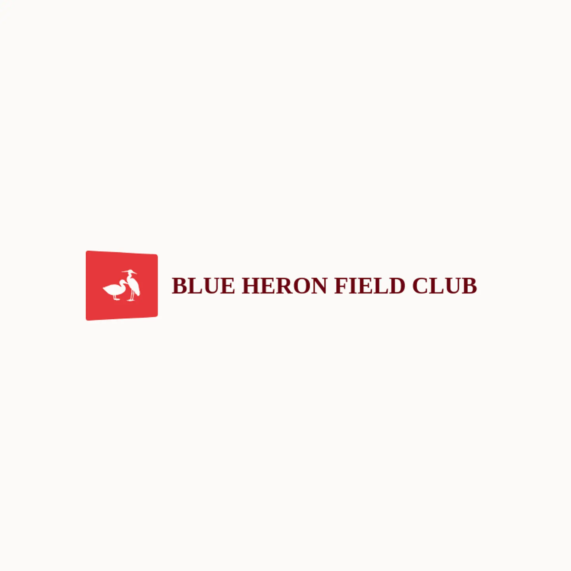 Blue Heron Field Club logo for duck hunting