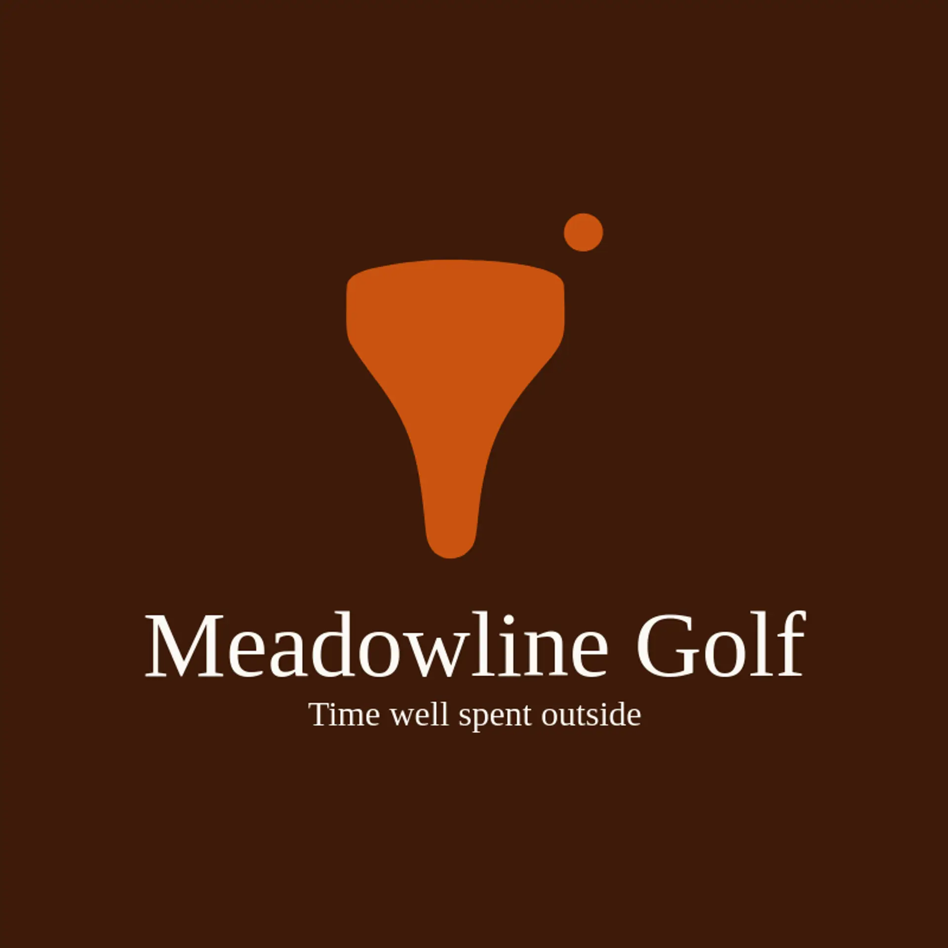 Meadowline Golf logo for golf course