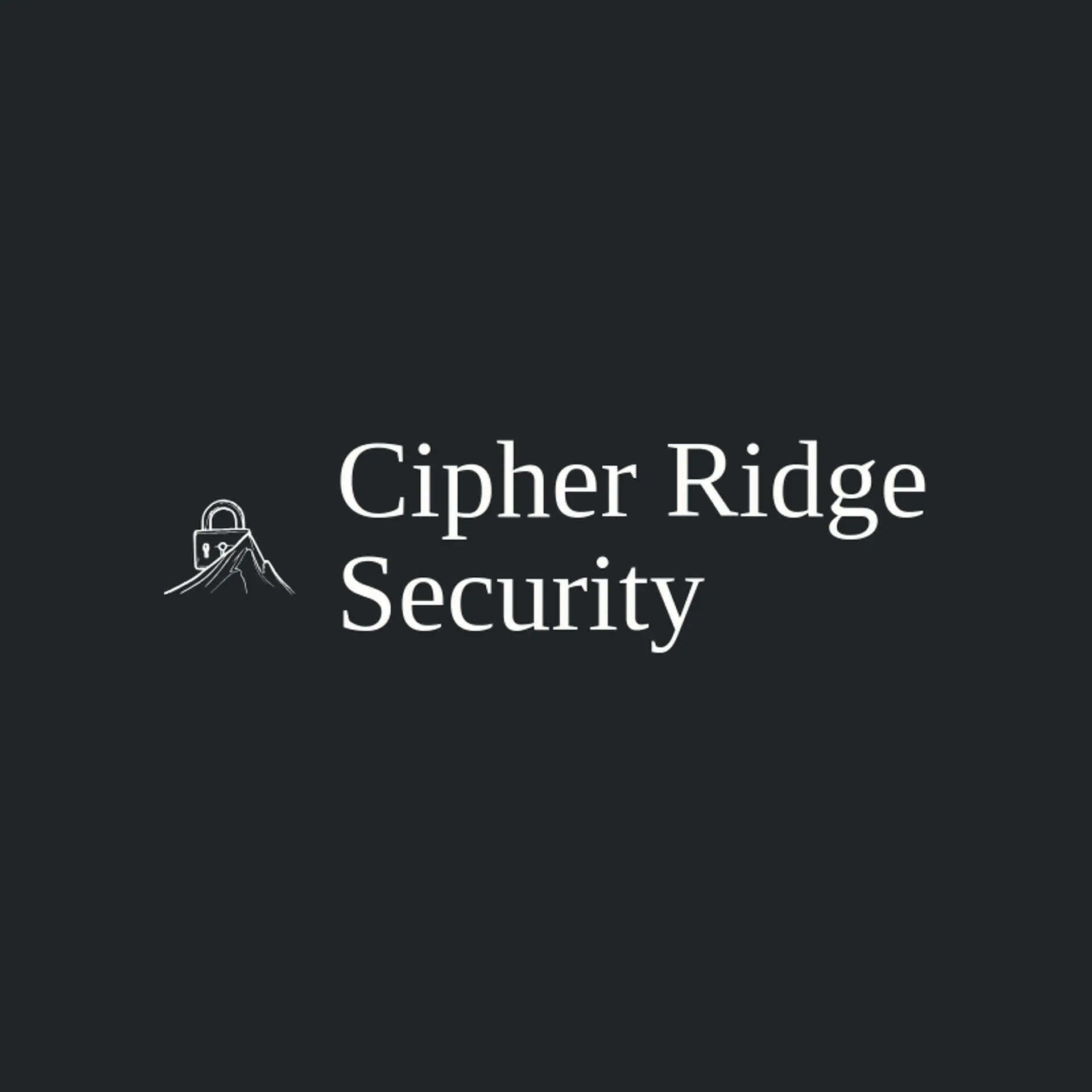 Cipher Ridge Security logo for cyber