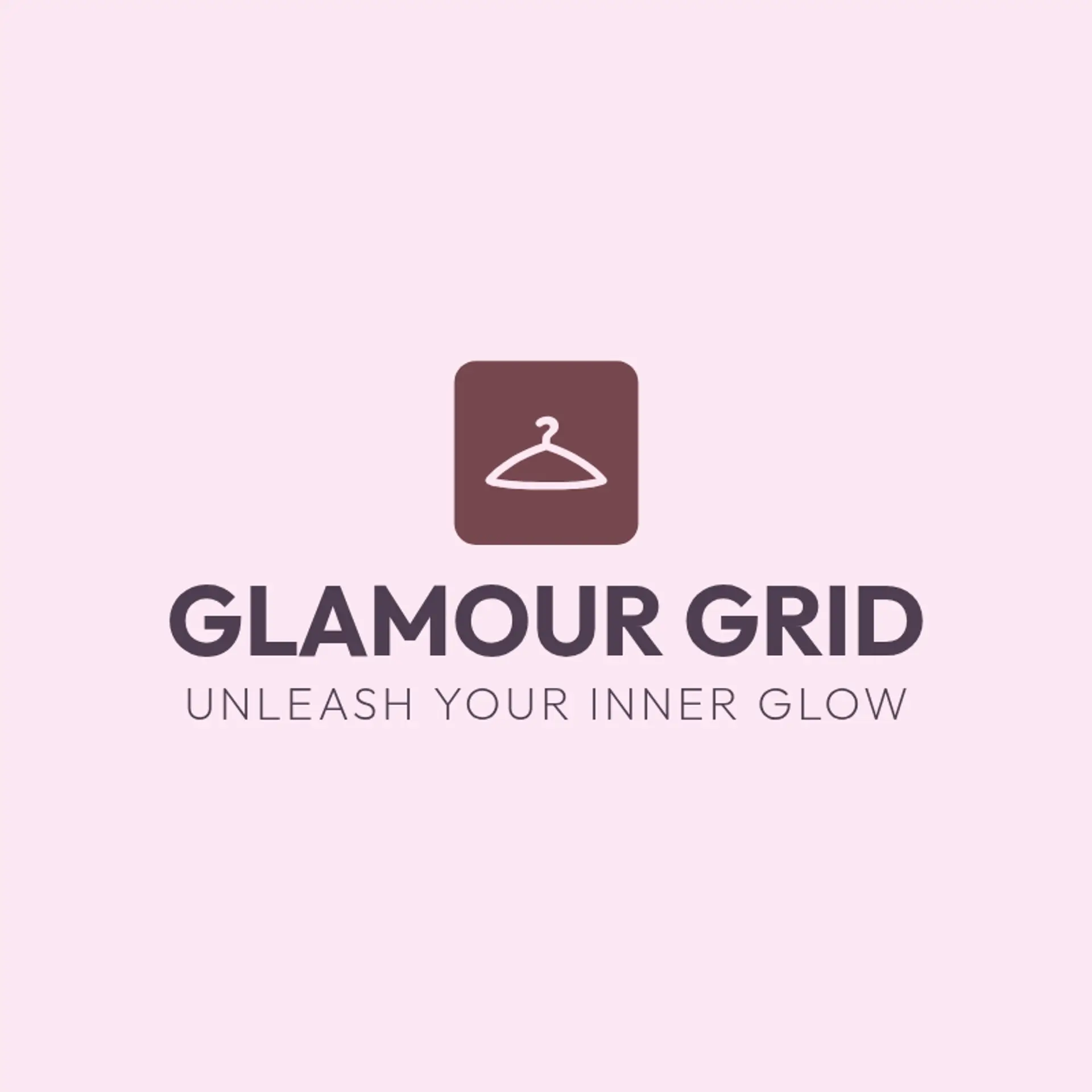Glamour Grid logo for beauty fashion