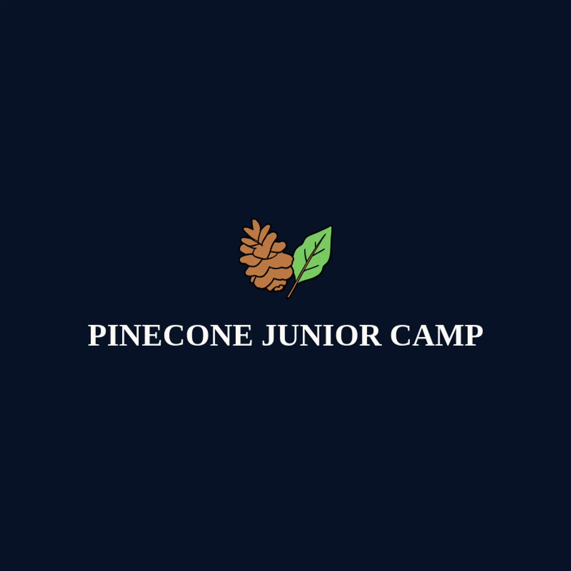 Pinecone Junior Camp logo for youth