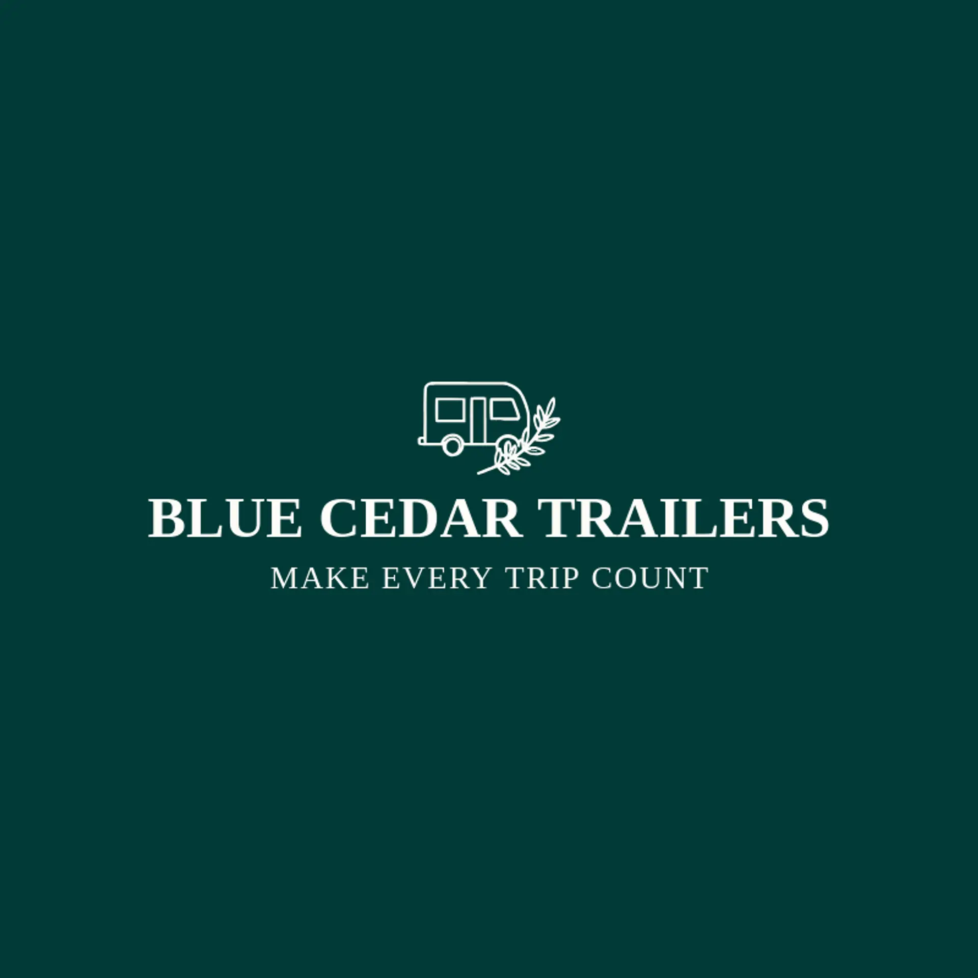 Blue Cedar Trailers logo for trailer