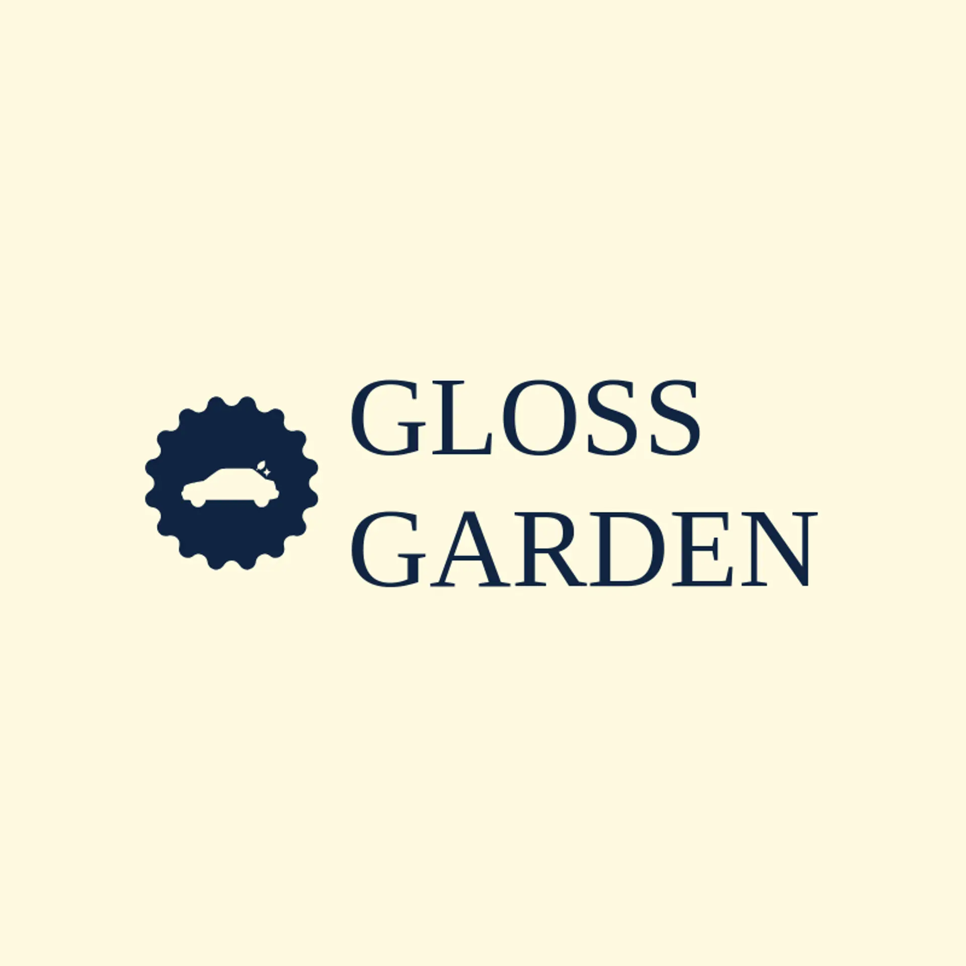 Gloss Garden logo for mobile detailing