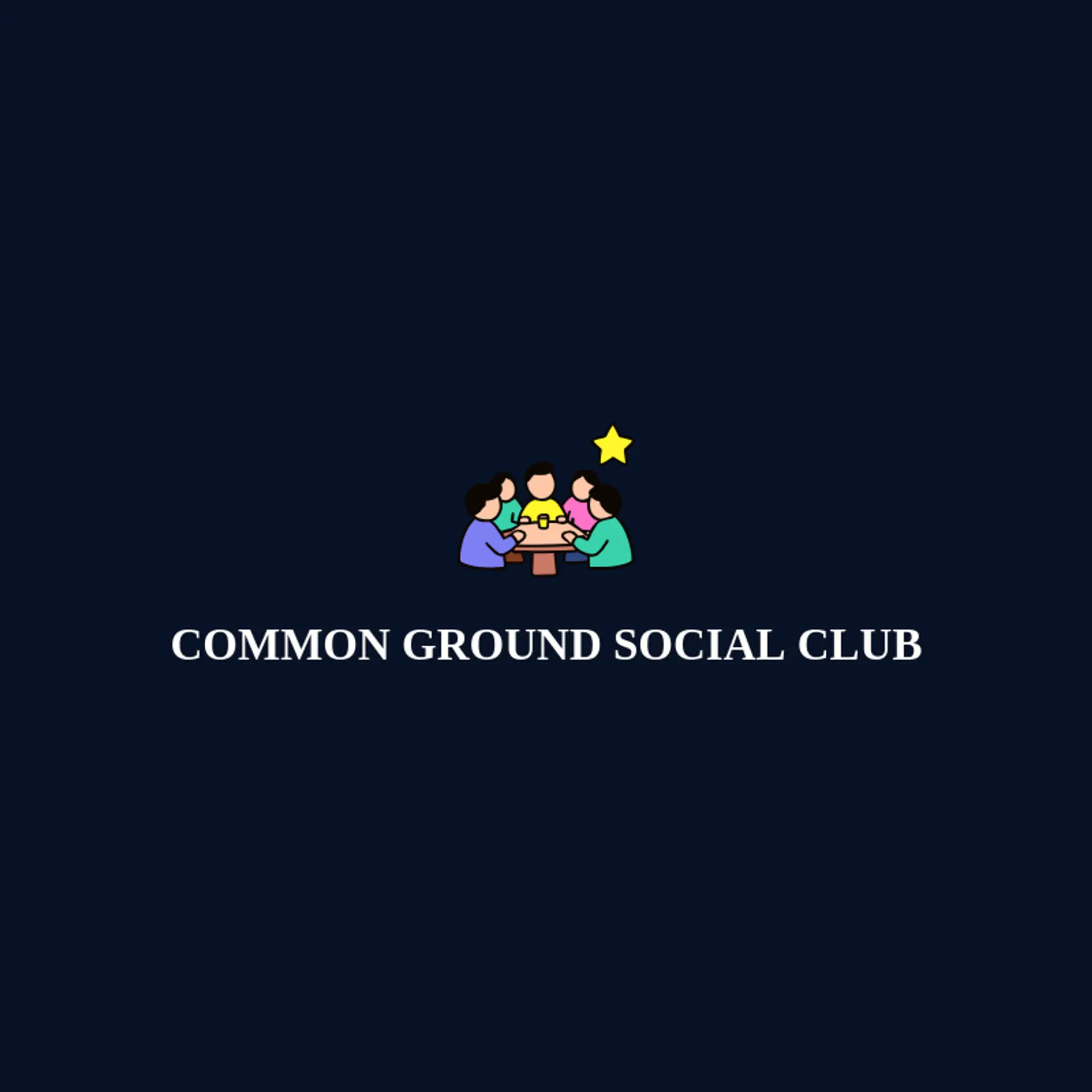 Common Ground Social Club logo for social club