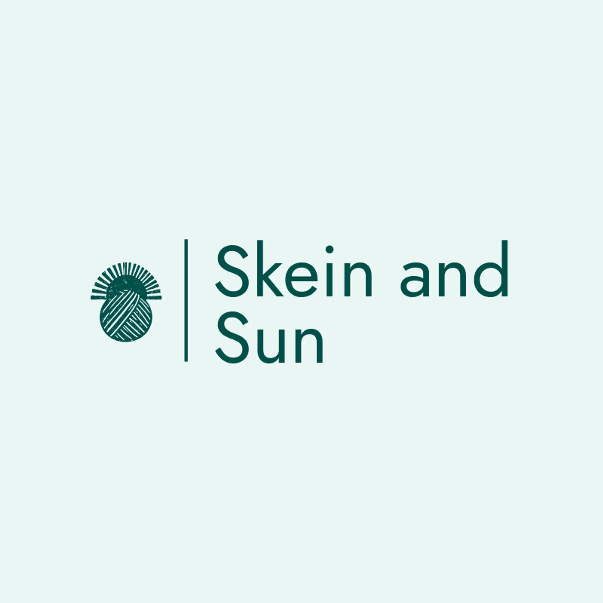 Skein and Sun logo for crochet