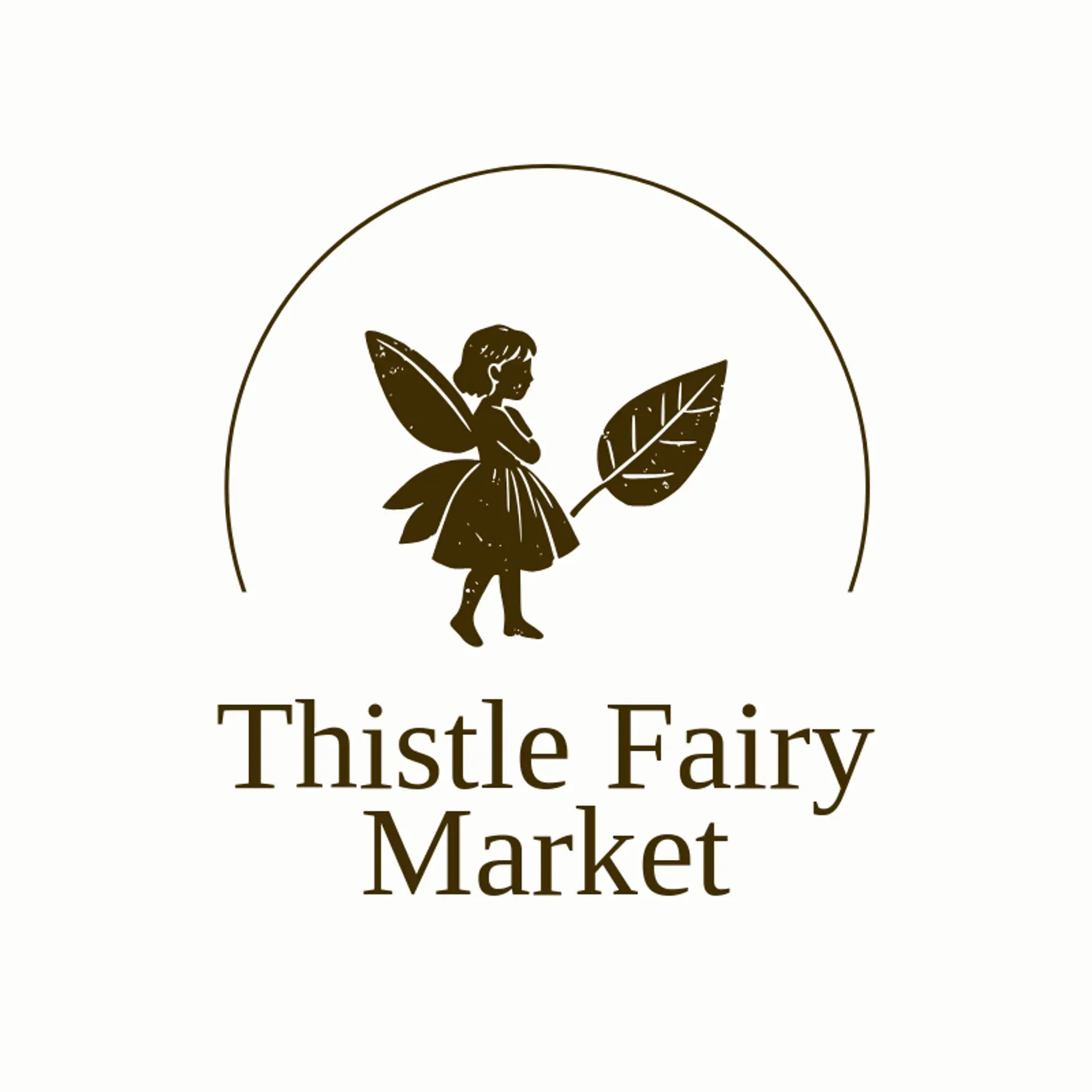 Thistle Fairy Market logo for fairy