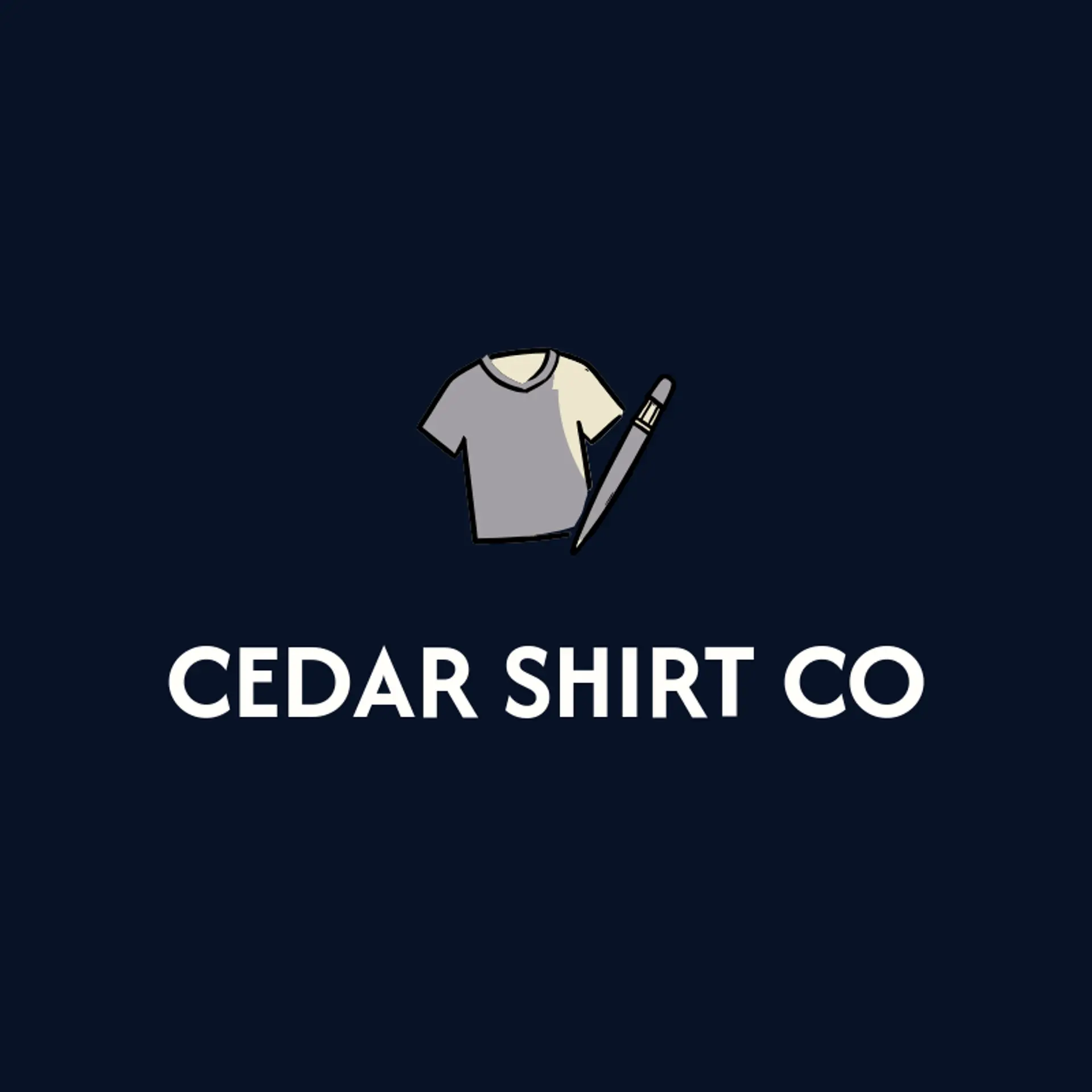 Cedar Shirt Co logo for shirt