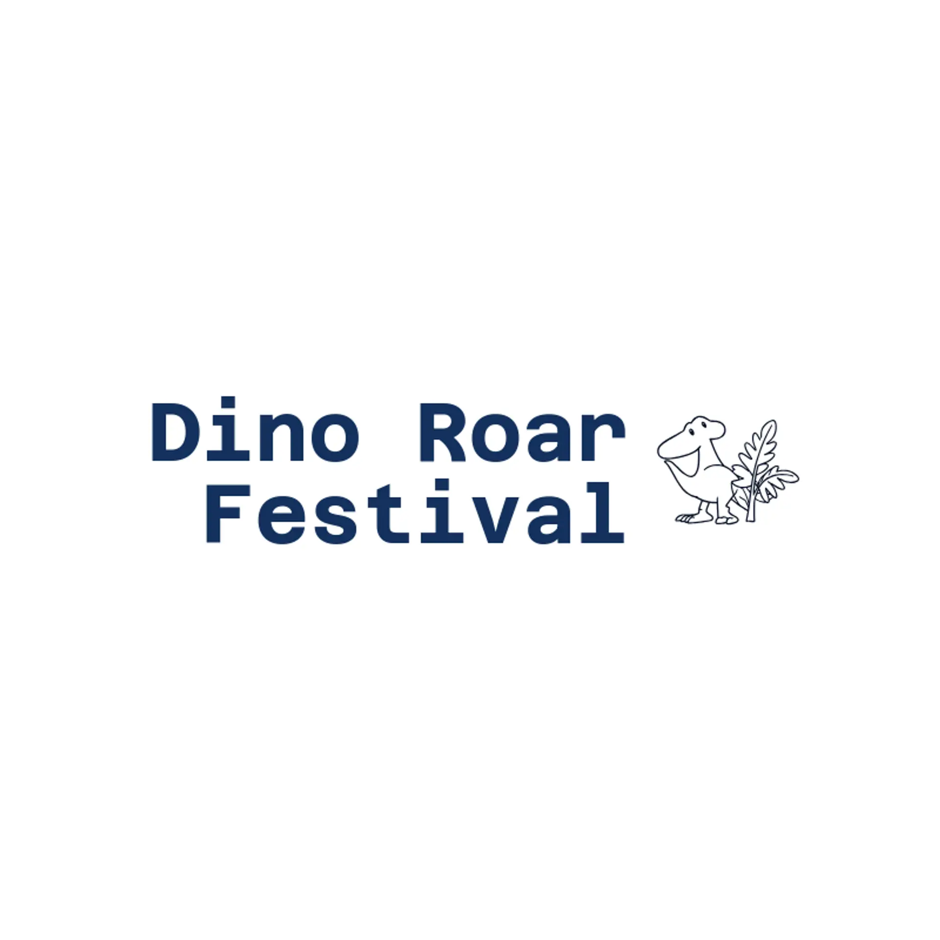Dino Roar Festival logo for dinosaur