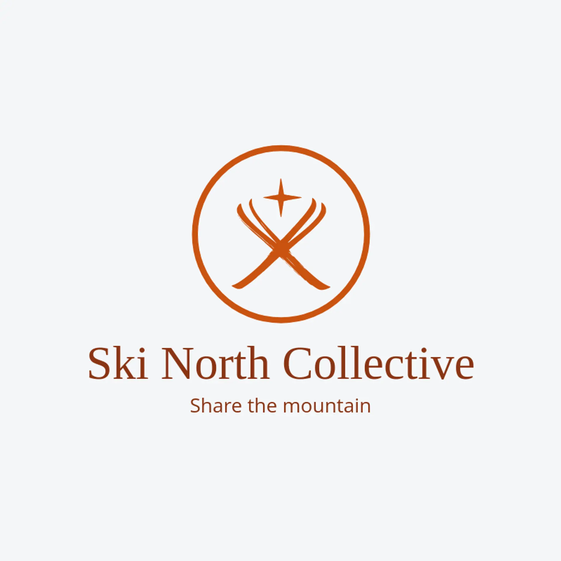 Ski North Collective logo for skiing