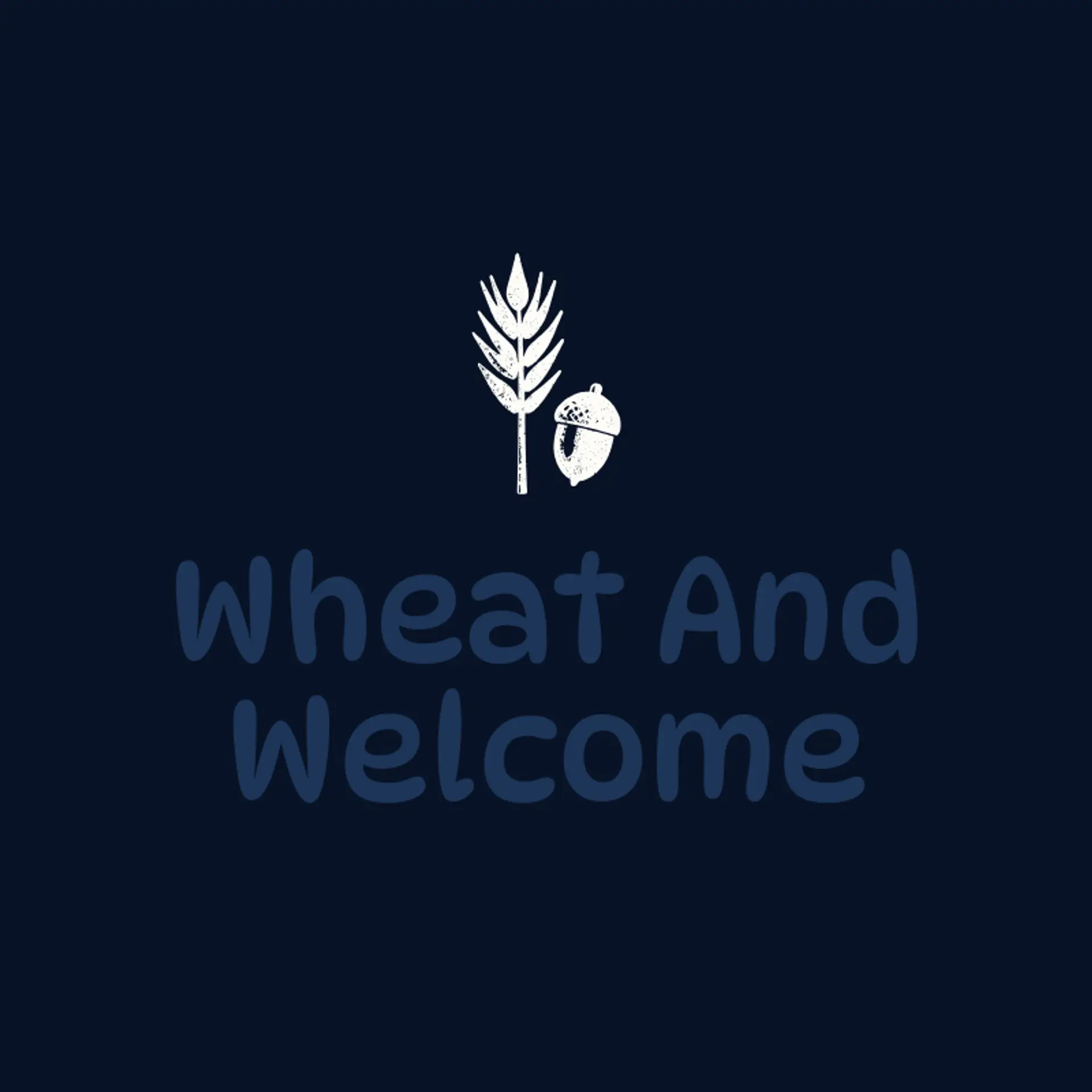 Wheat And Welcome logo for thanksgiving