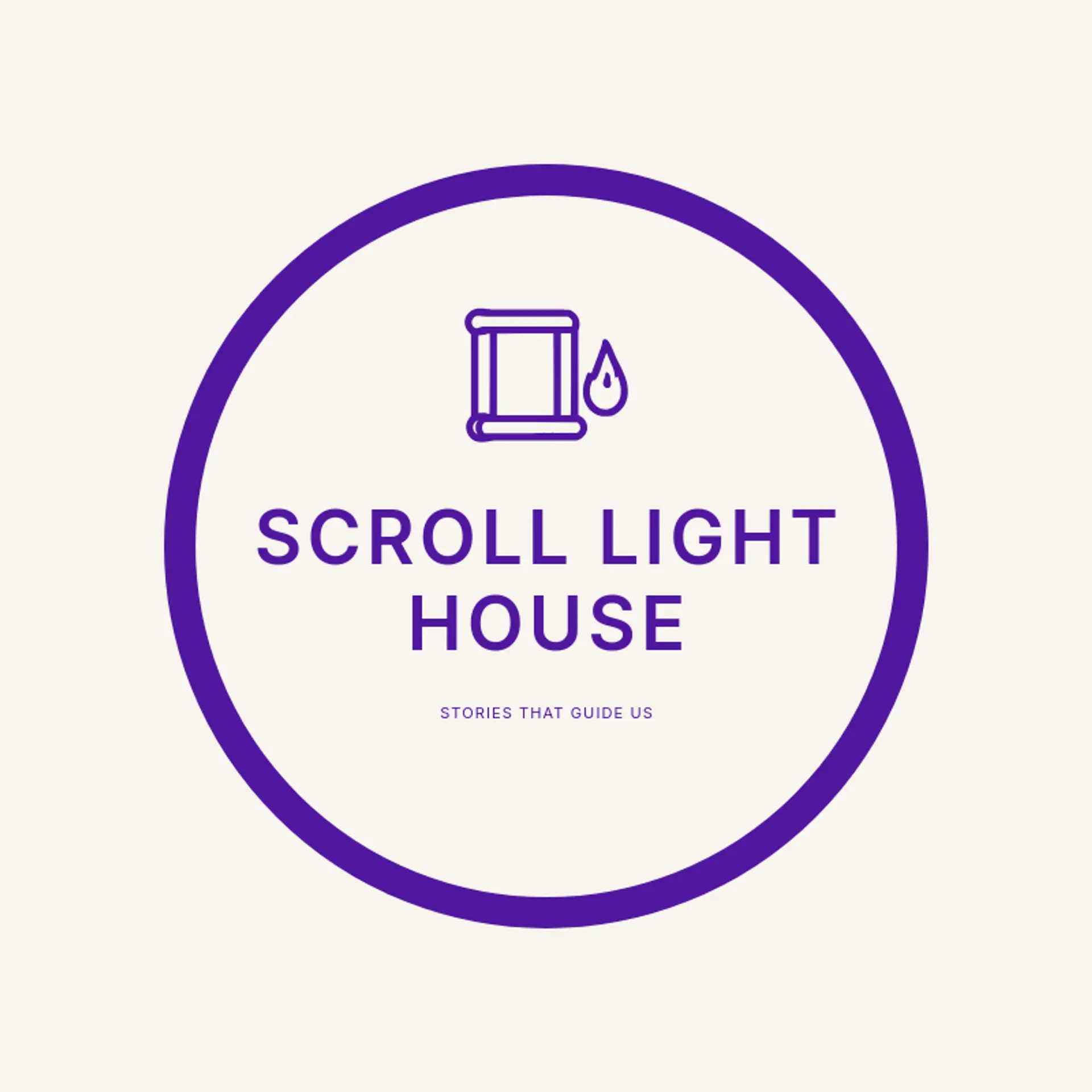 Scroll Light House logo for jewish