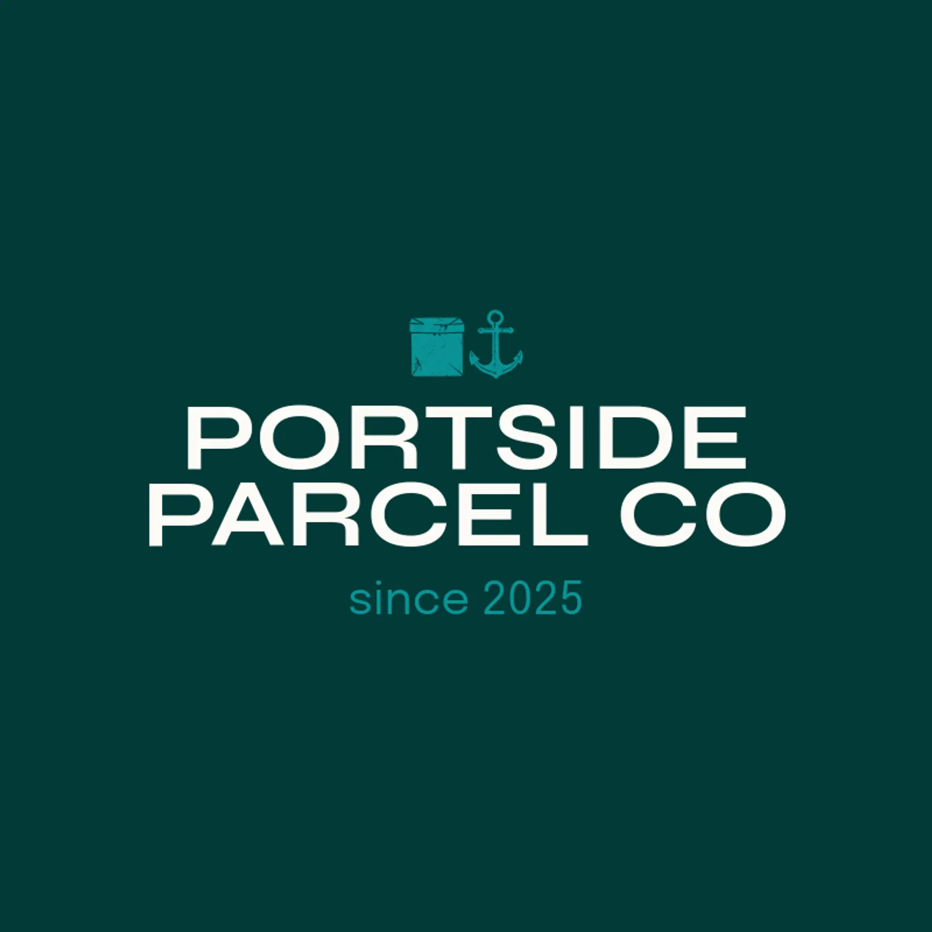 Portside Parcel Co logo for bag