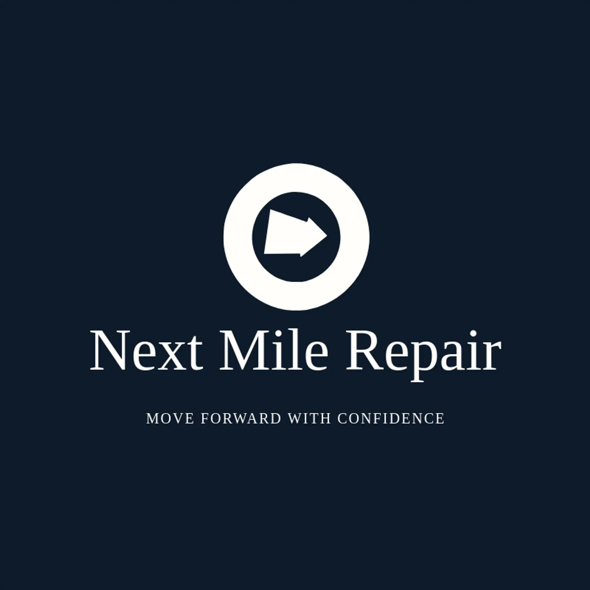 Next Mile Repair logo for car repair