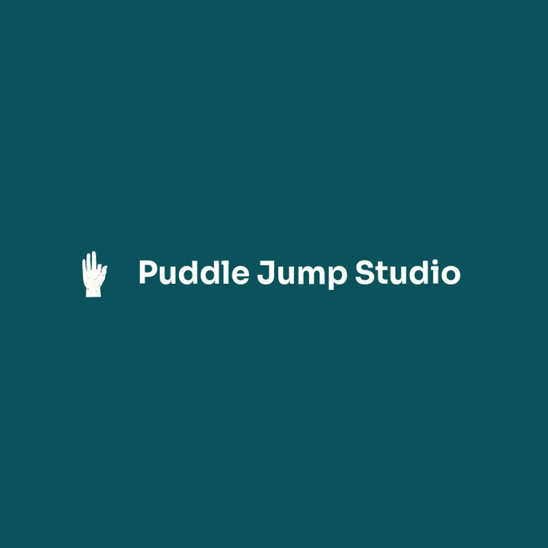 Puddle Jump Studio logo for character