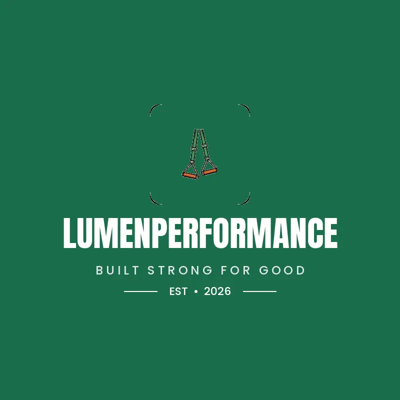 Bold suspension training straps logo for LumenPerformance