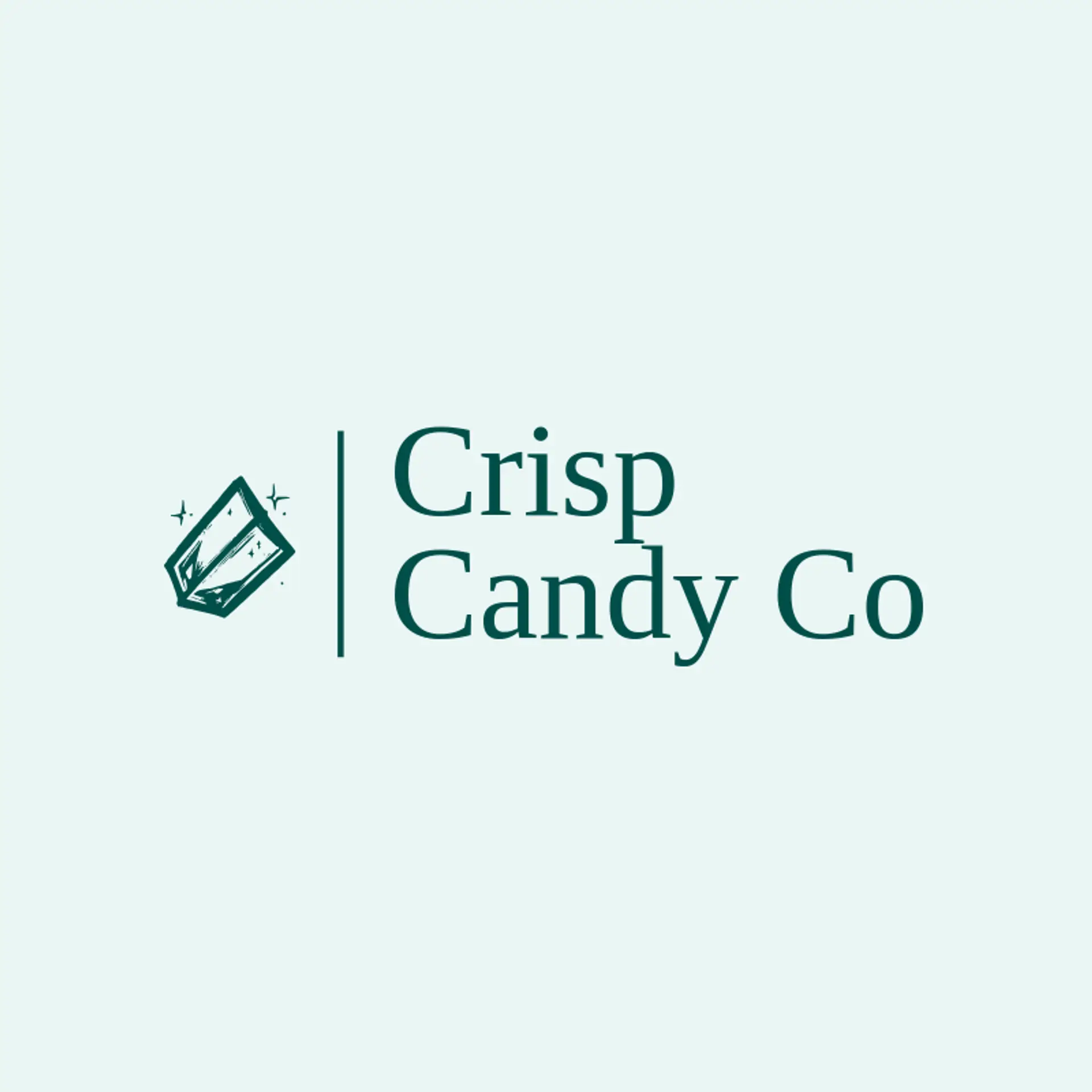 Crisp Candy Co logo for sweet