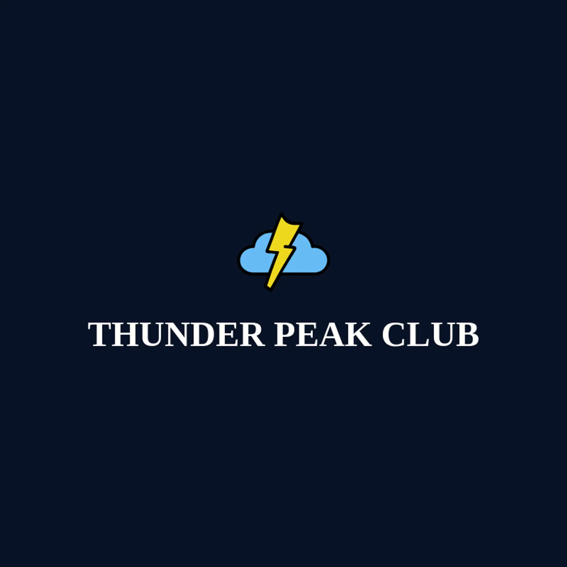 Thunder Peak Club logo for Zeus