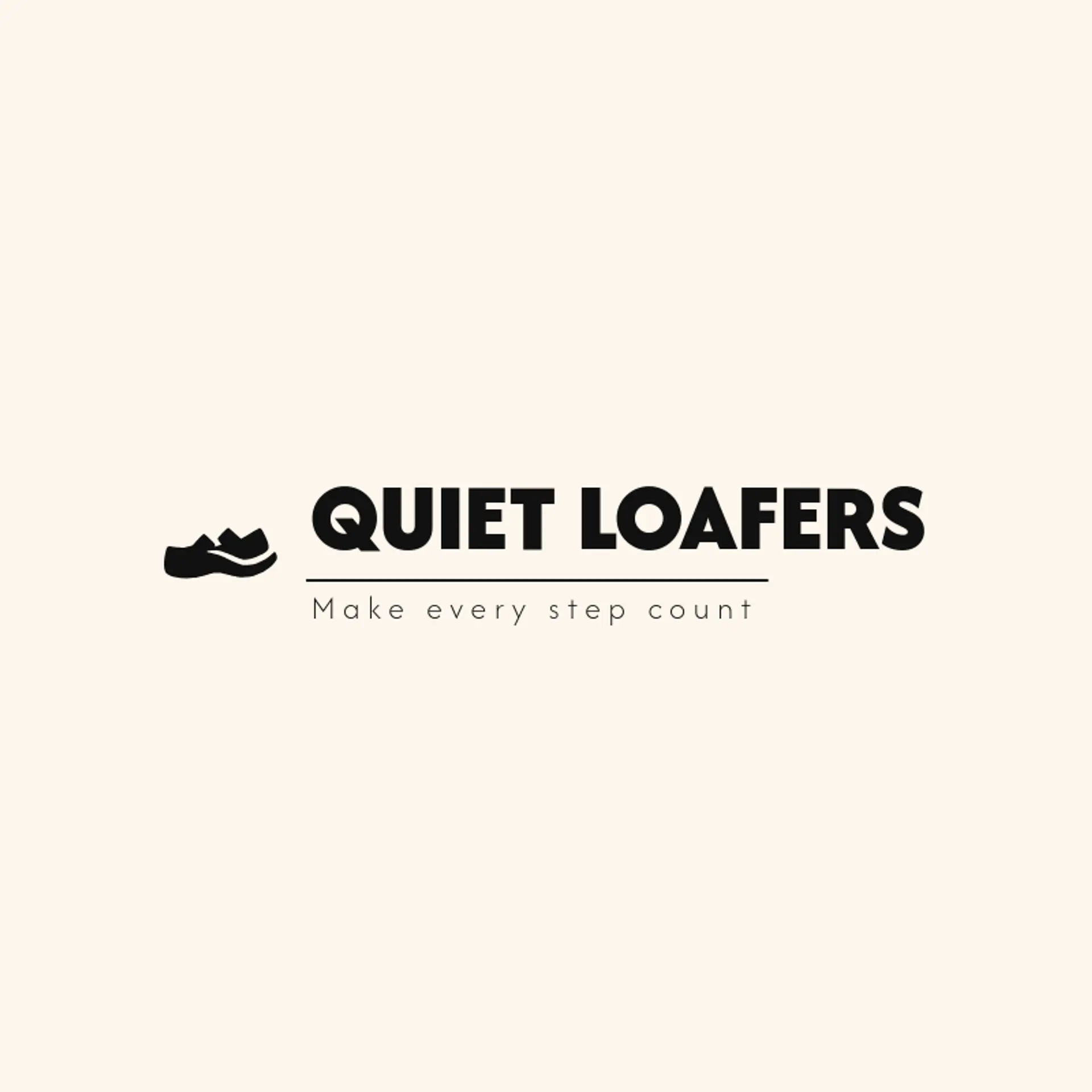 Quiet Loafers logo for shoes