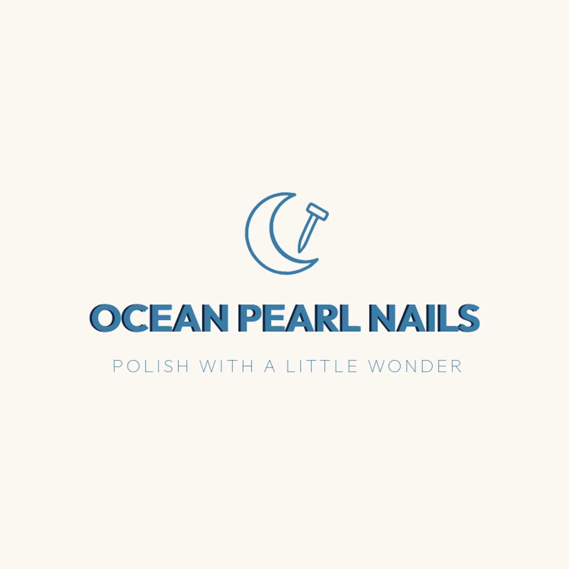 Ocean Pearl Nails logo for nail