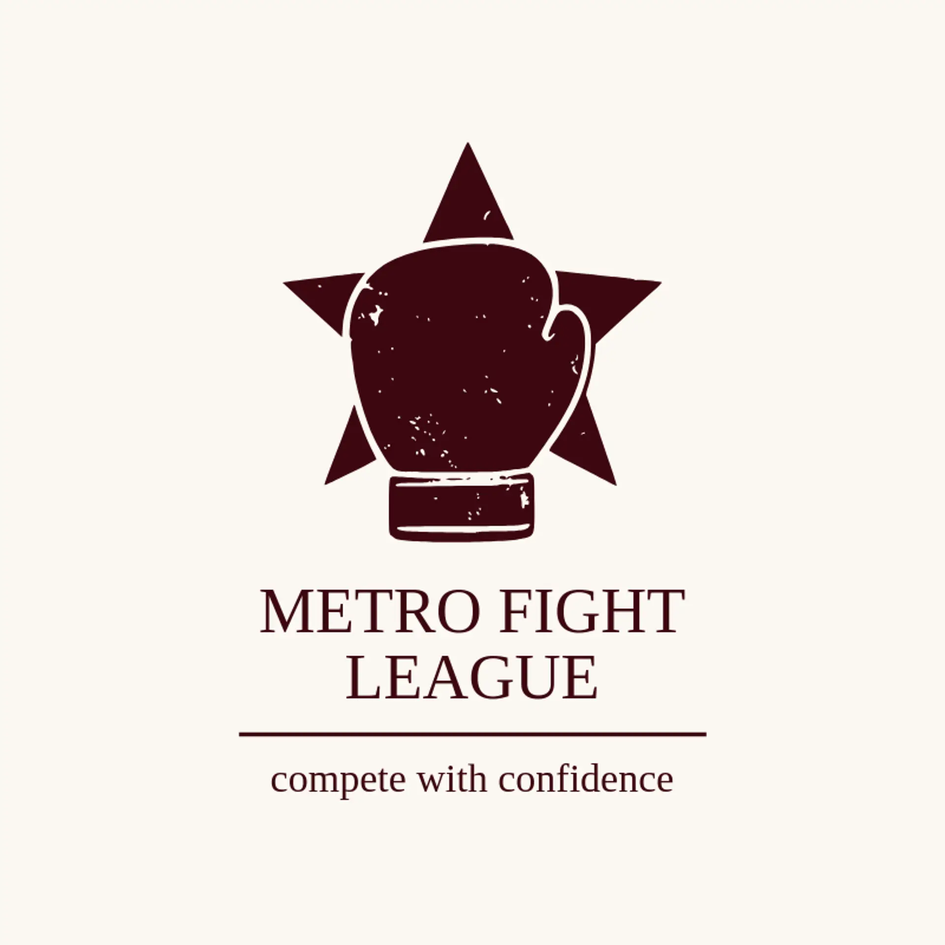 Metro Fight League logo for fight