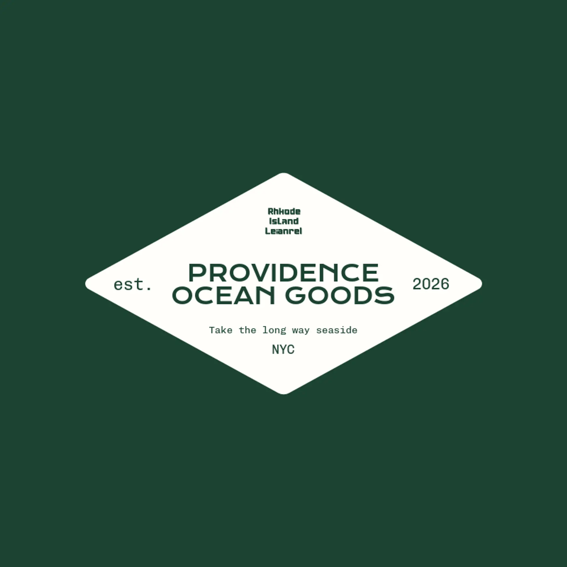 Providence Ocean Goods logo for rhode island
