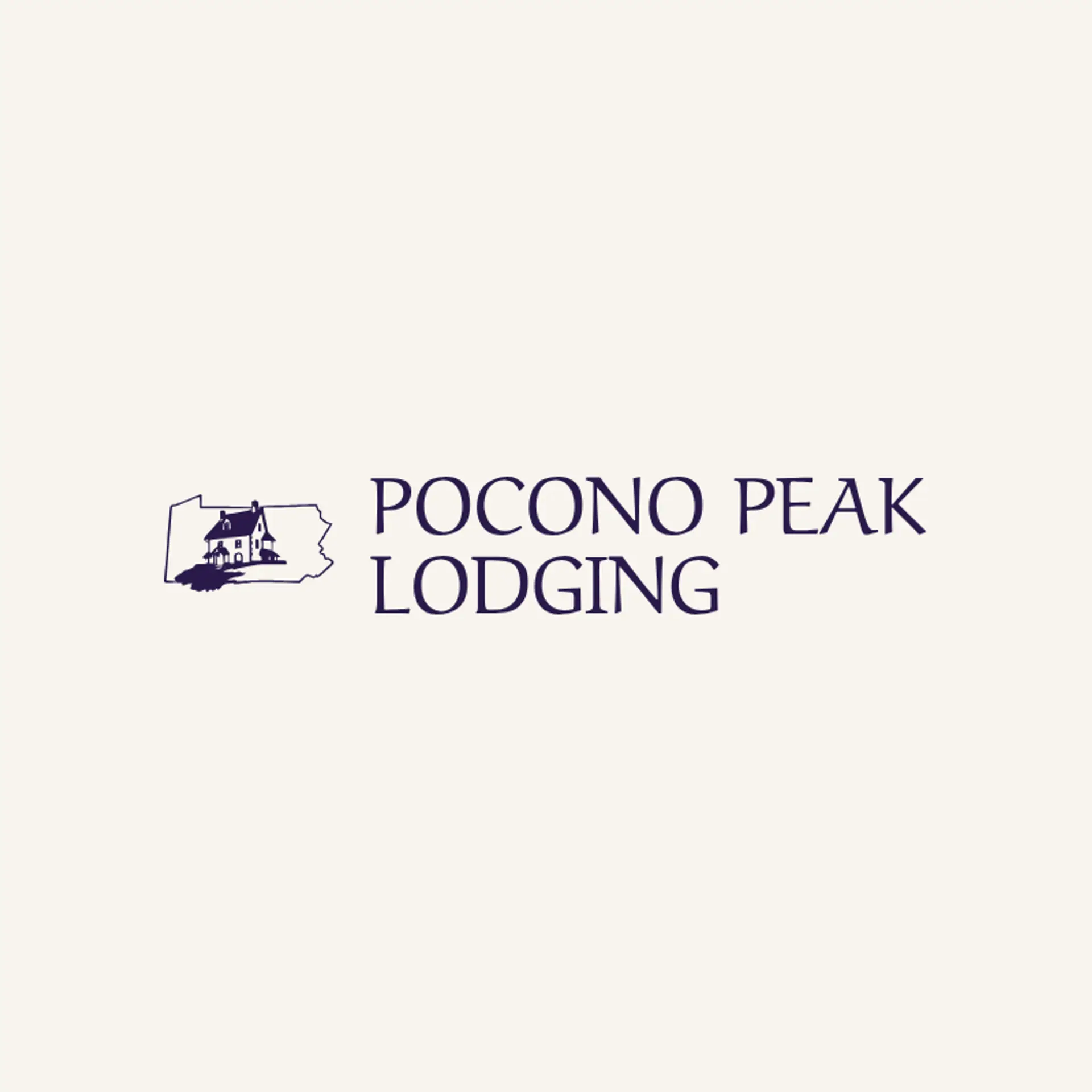 Pocono Peak Lodging logo for pennsylvania
