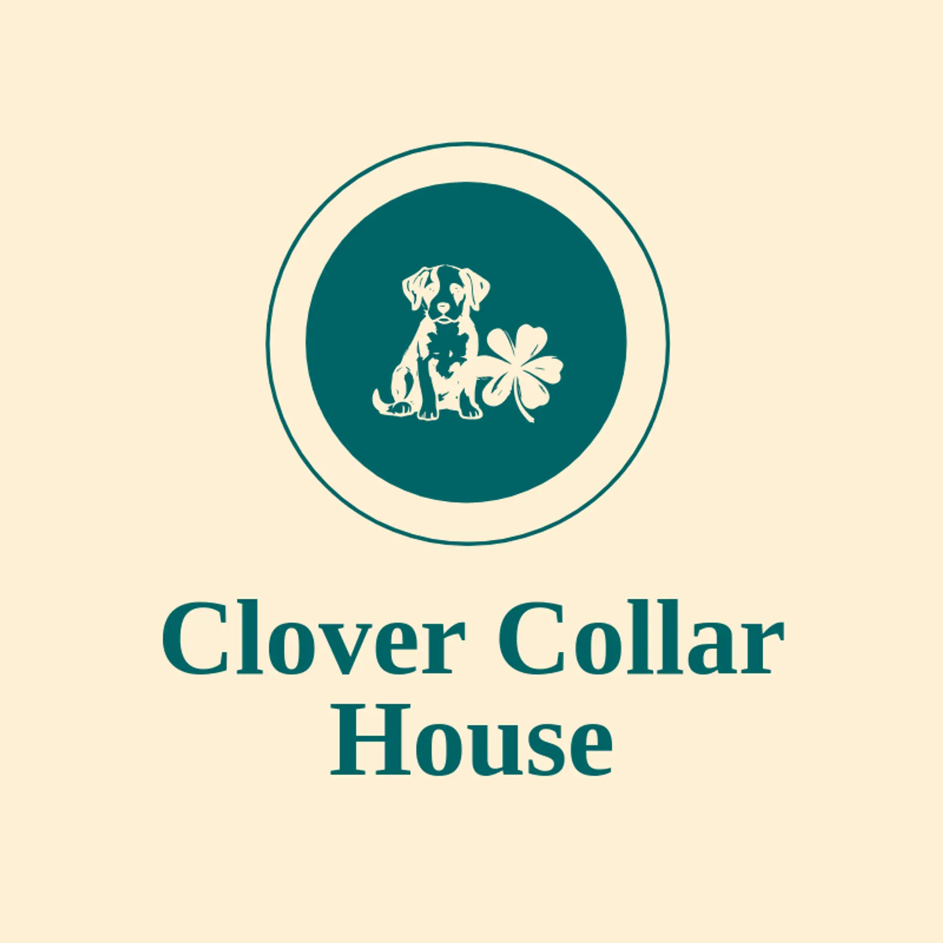 Clover Collar House logo for puppy