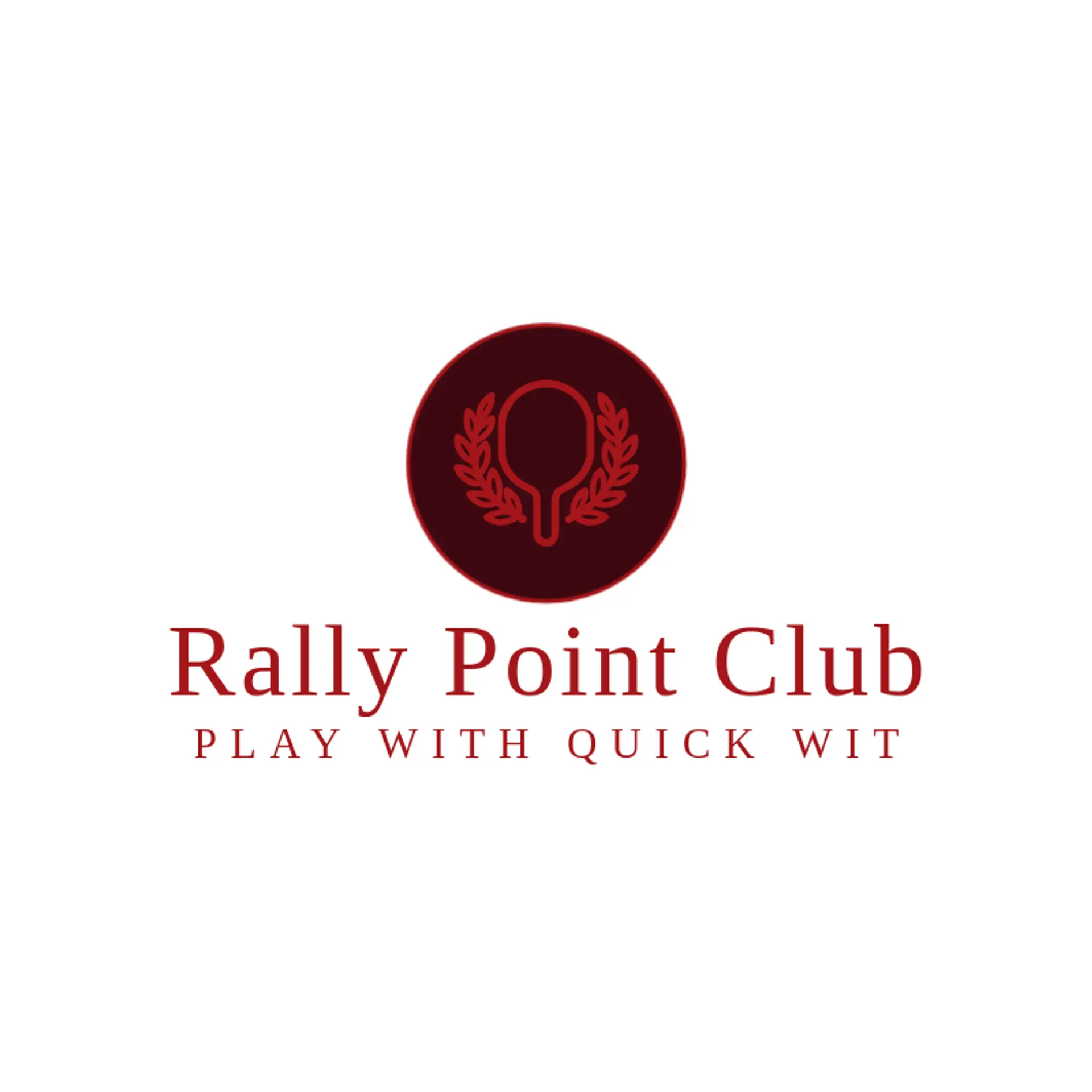 Rally Point Club logo for ping pong