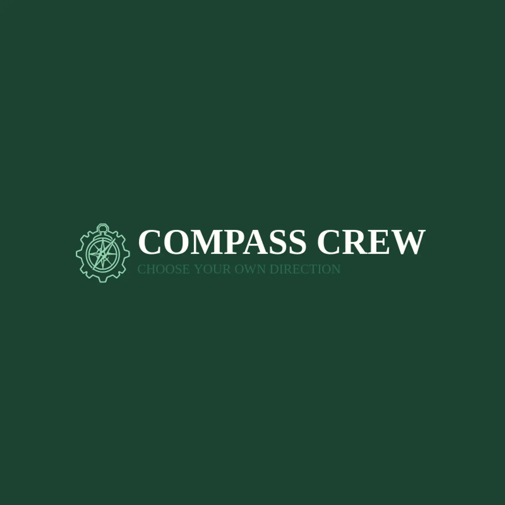 Compass Crew logo for gear