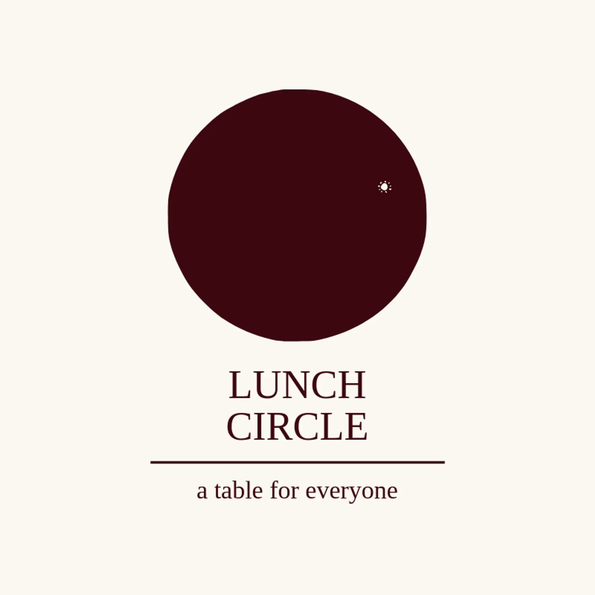 Lunch Circle logo for lunch