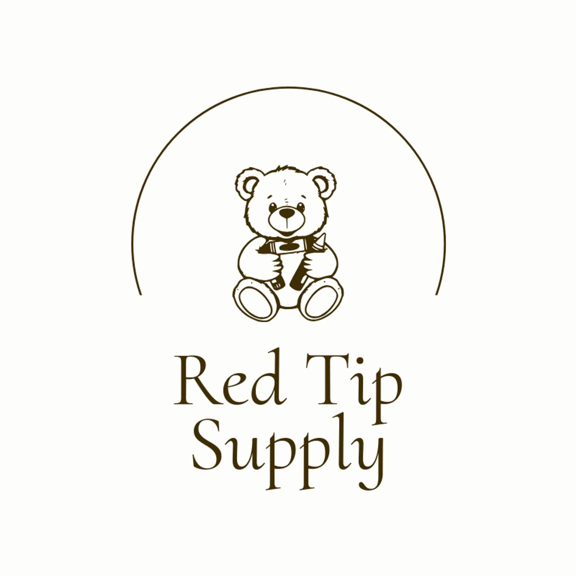 Red Tip Supply logo for crayon