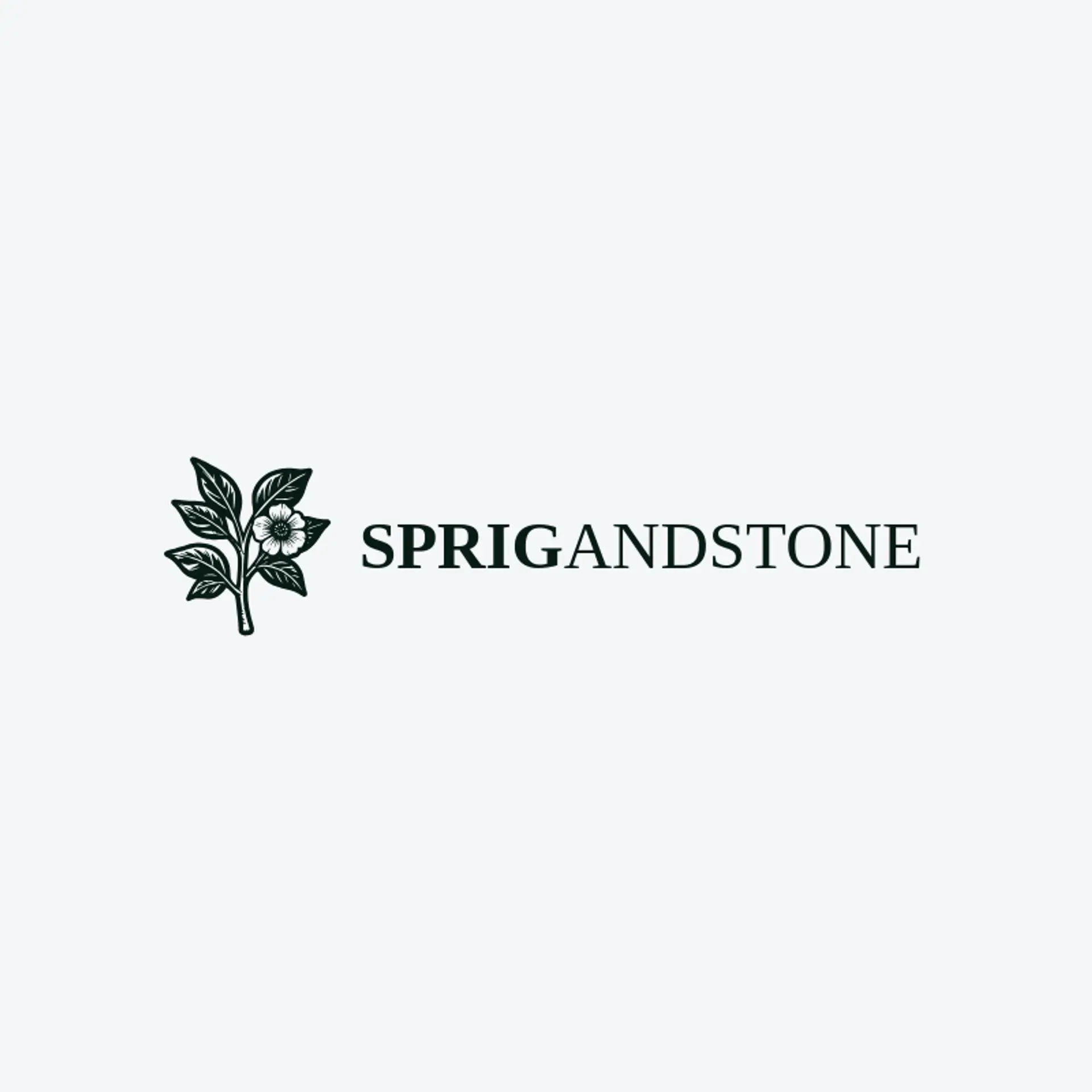 Sprig and Stone logo for coffee bean