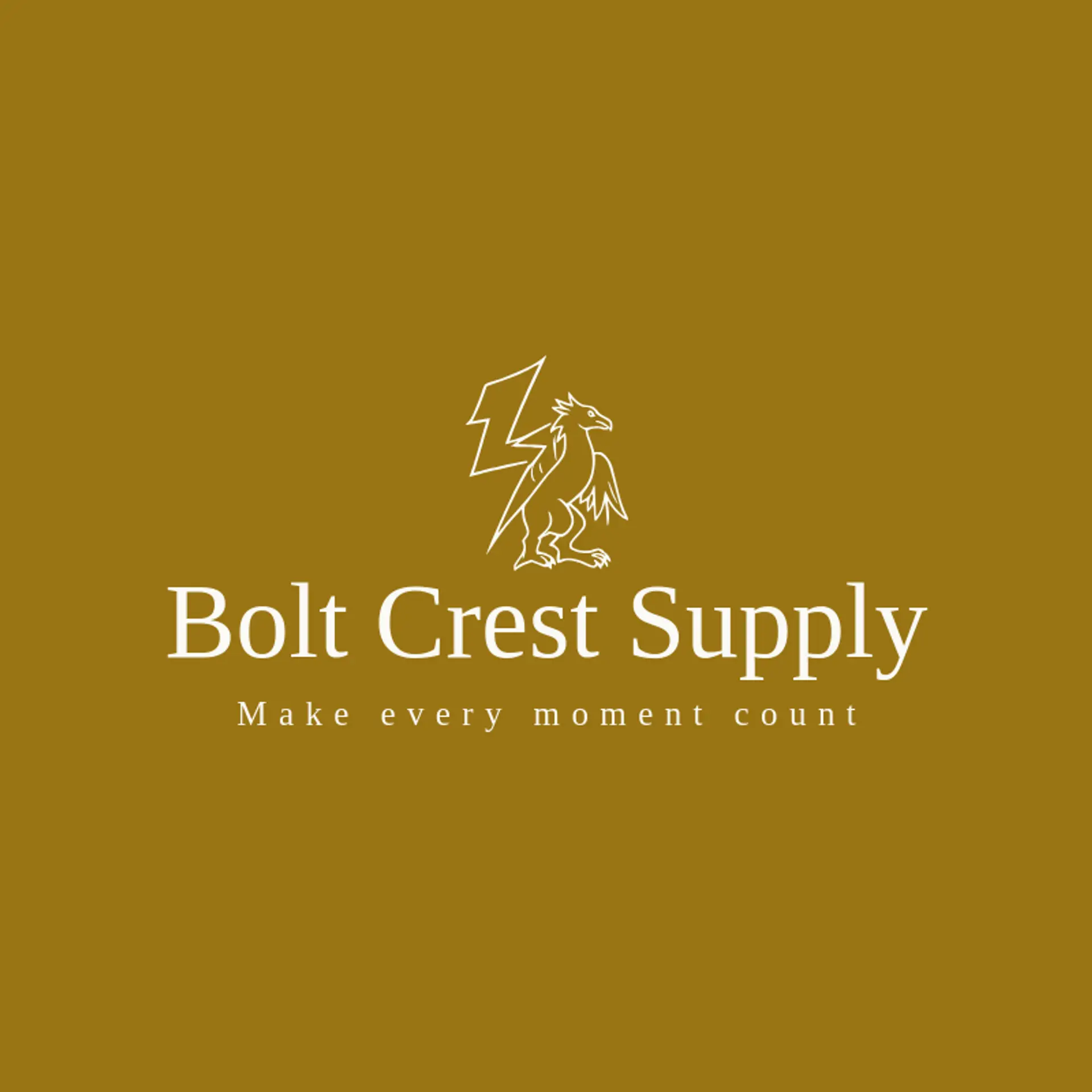 Bolt Crest Supply logo for griffin