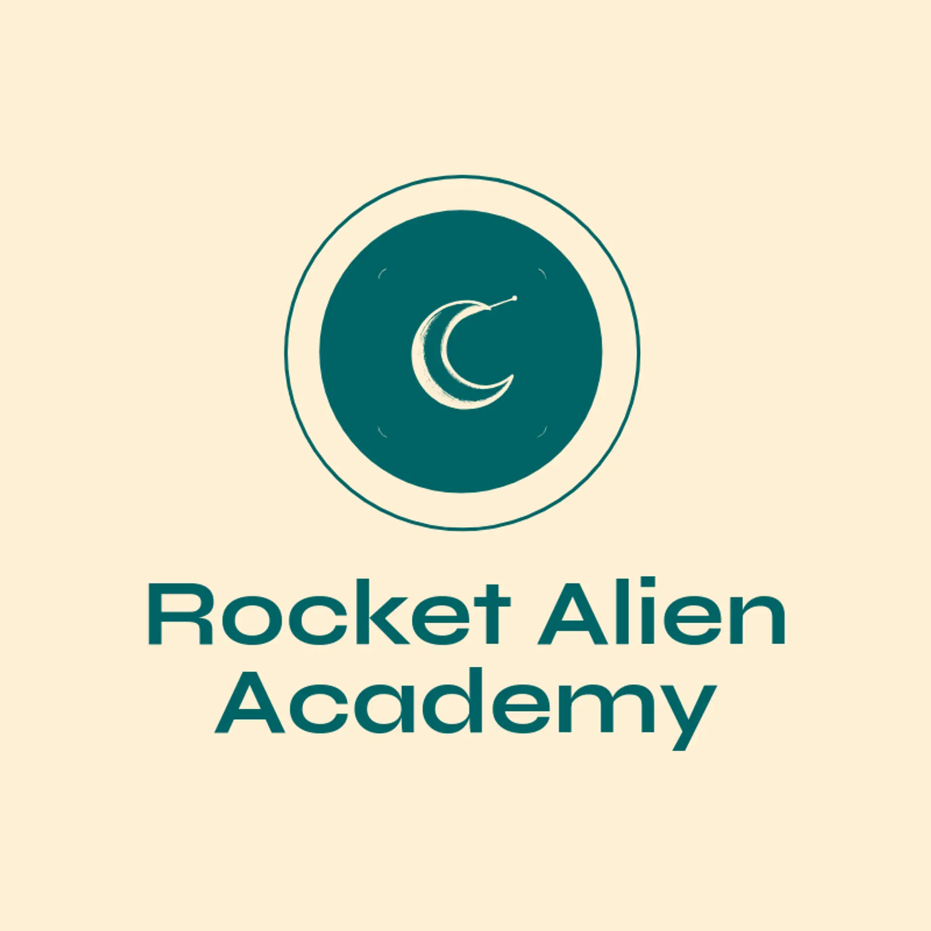 Rocket Alien Academy logo for alien