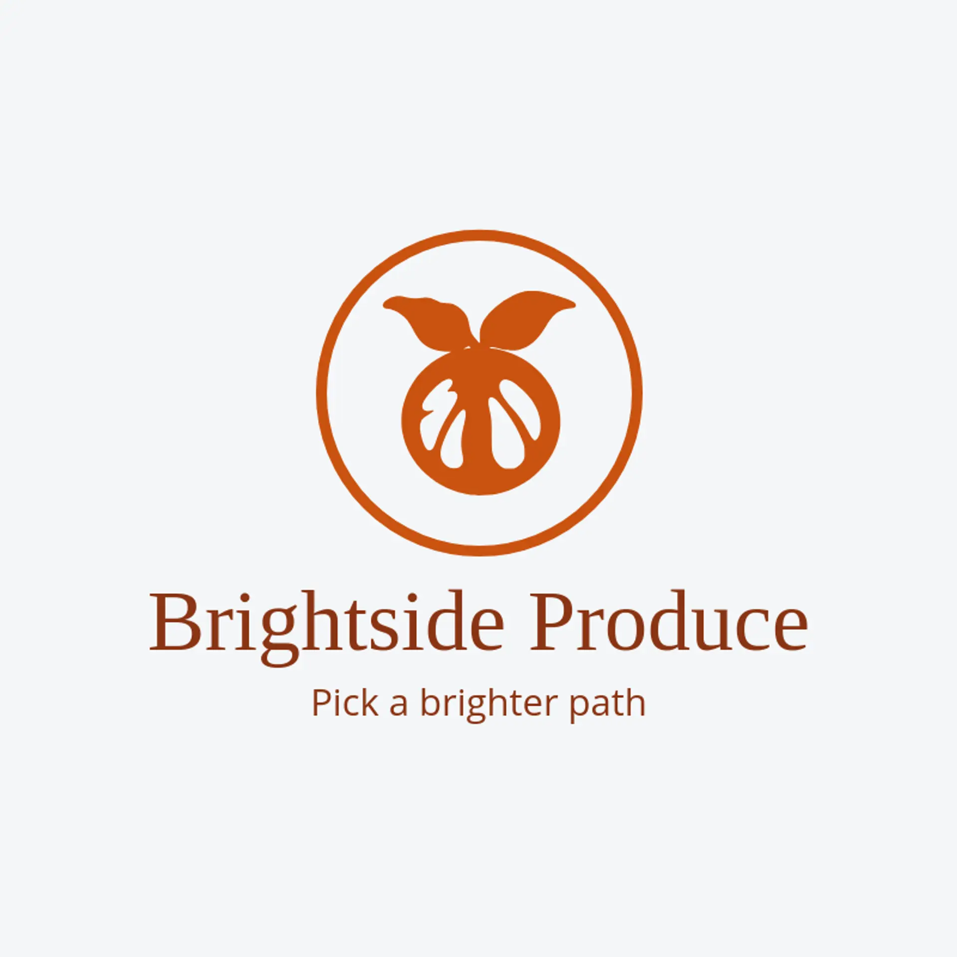 Brightside Produce logo for fresh