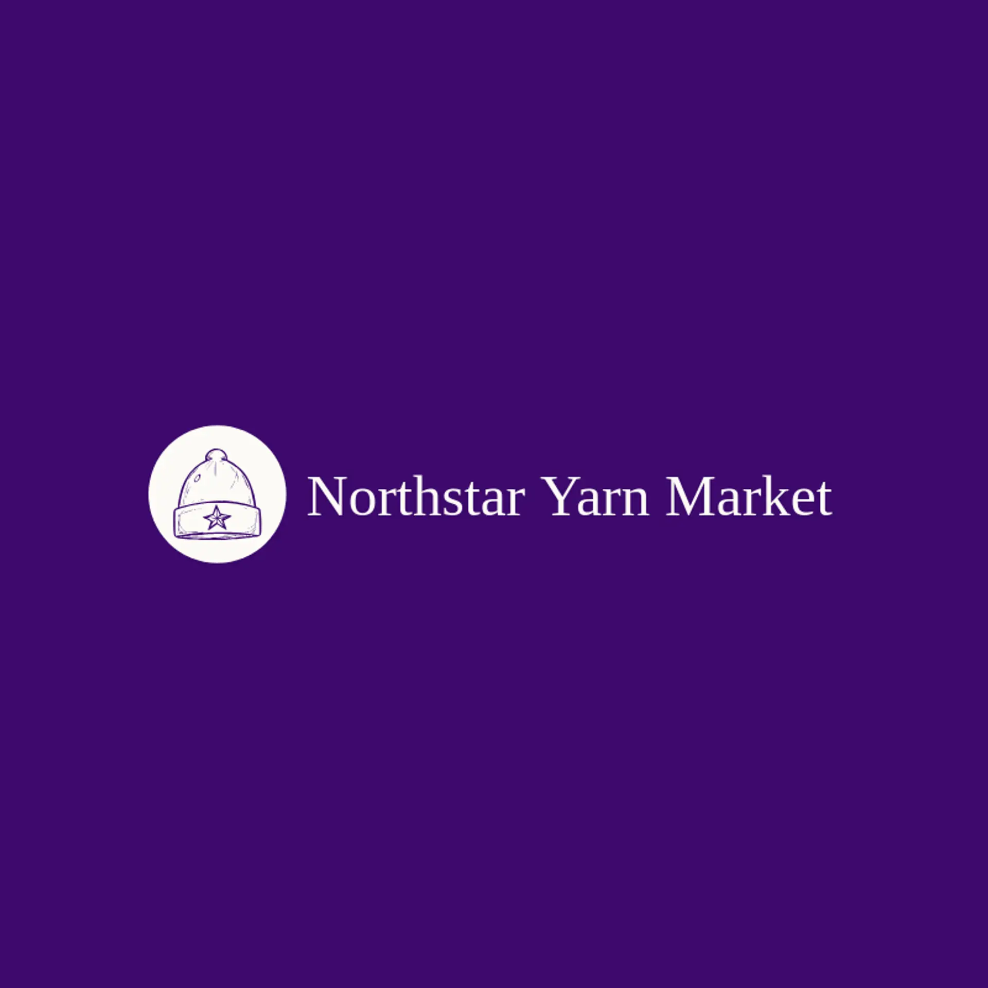 Northstar Yarn Market logo for beanie
