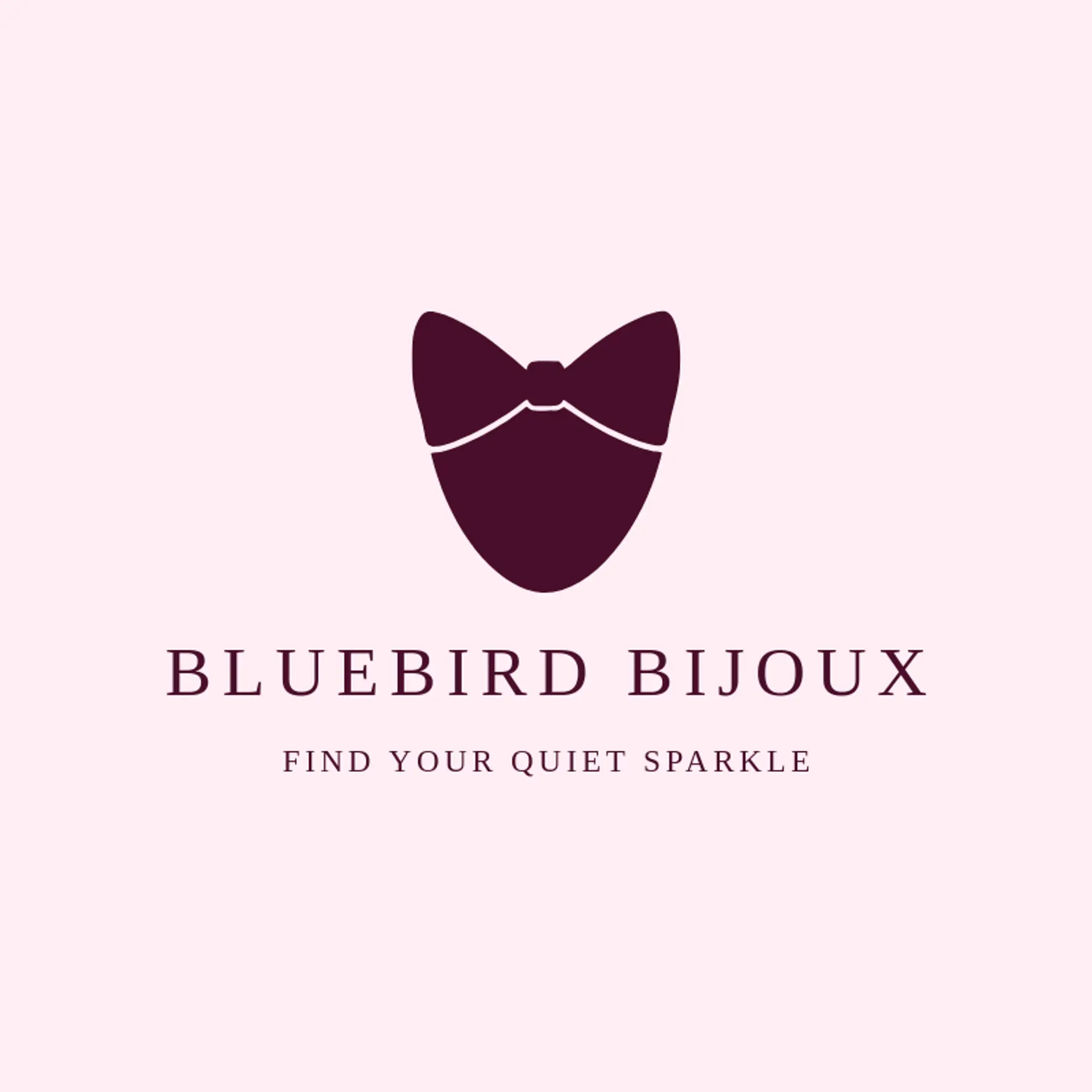 Bluebird Bijoux logo for necklace