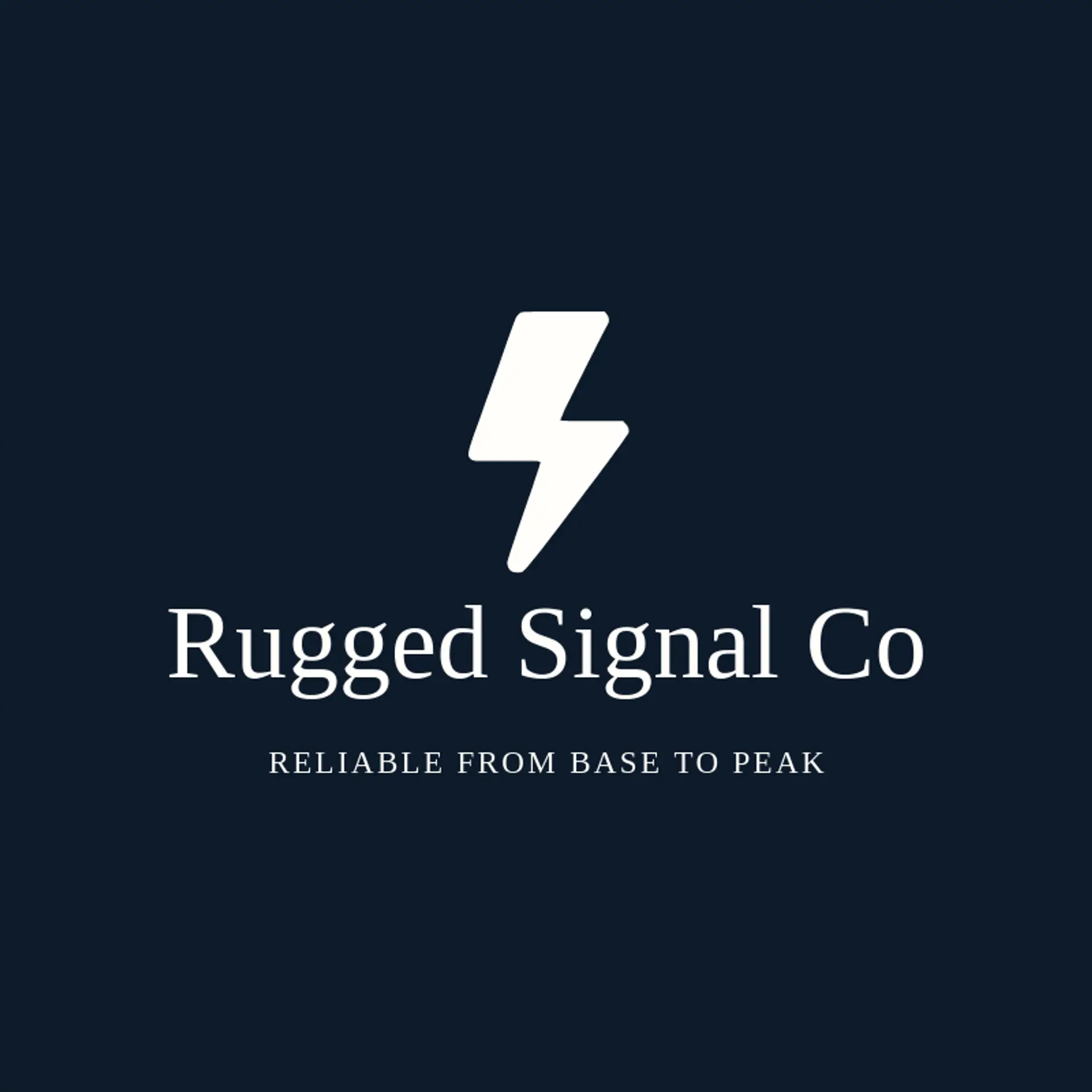 Rugged Signal Co logo for tactical