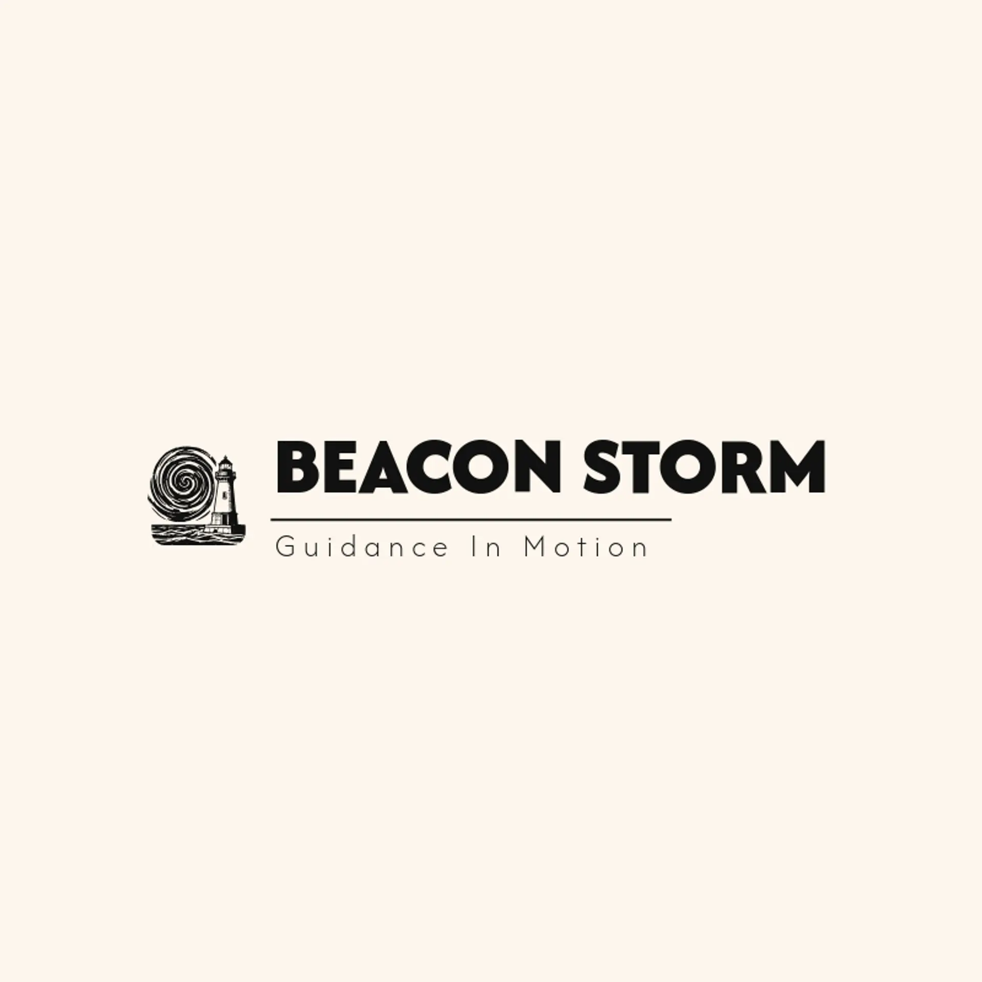 Beacon Storm logo for hurricane
